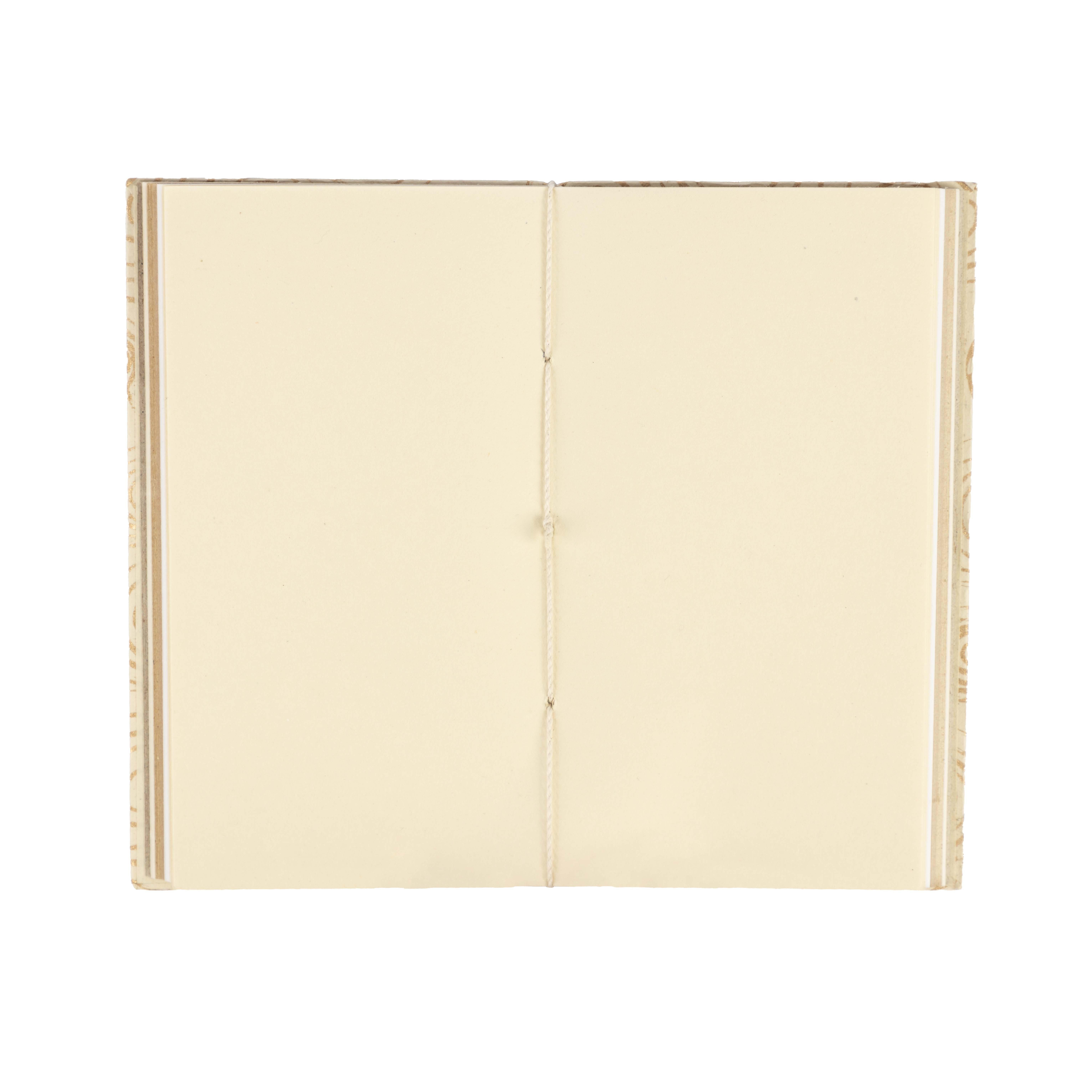 El Puente Notizbuch Notizbuch "Goldschrift", Handmade, Handmade