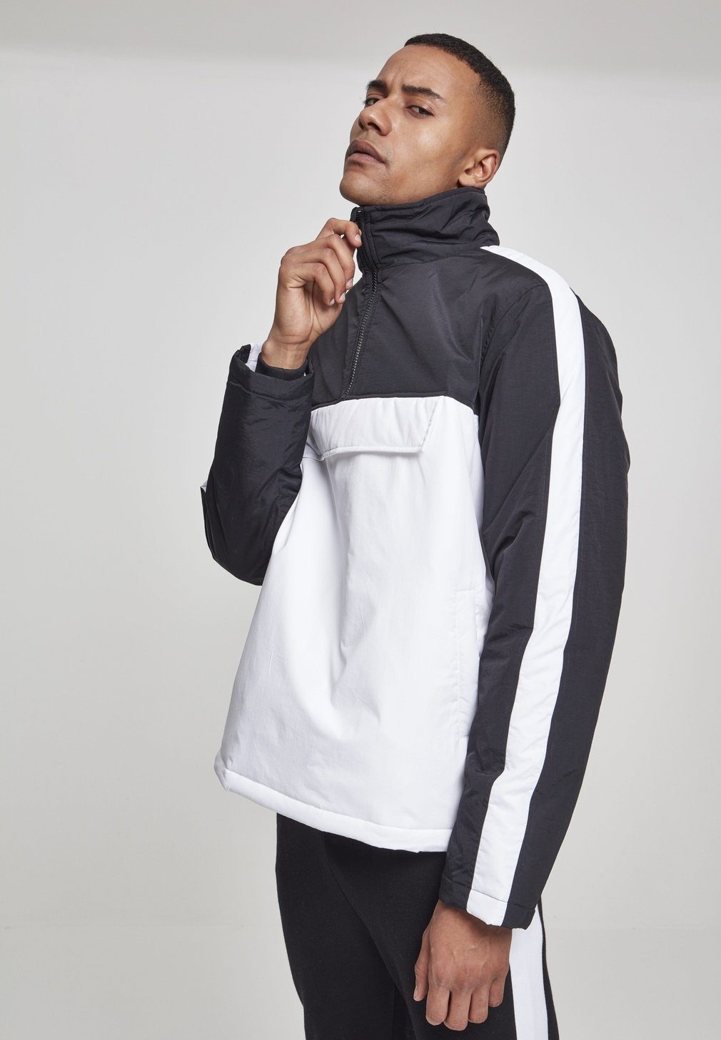 Outdoorjacke 2-Tone Padded Pull Over Jacket Überziehjacke Herren