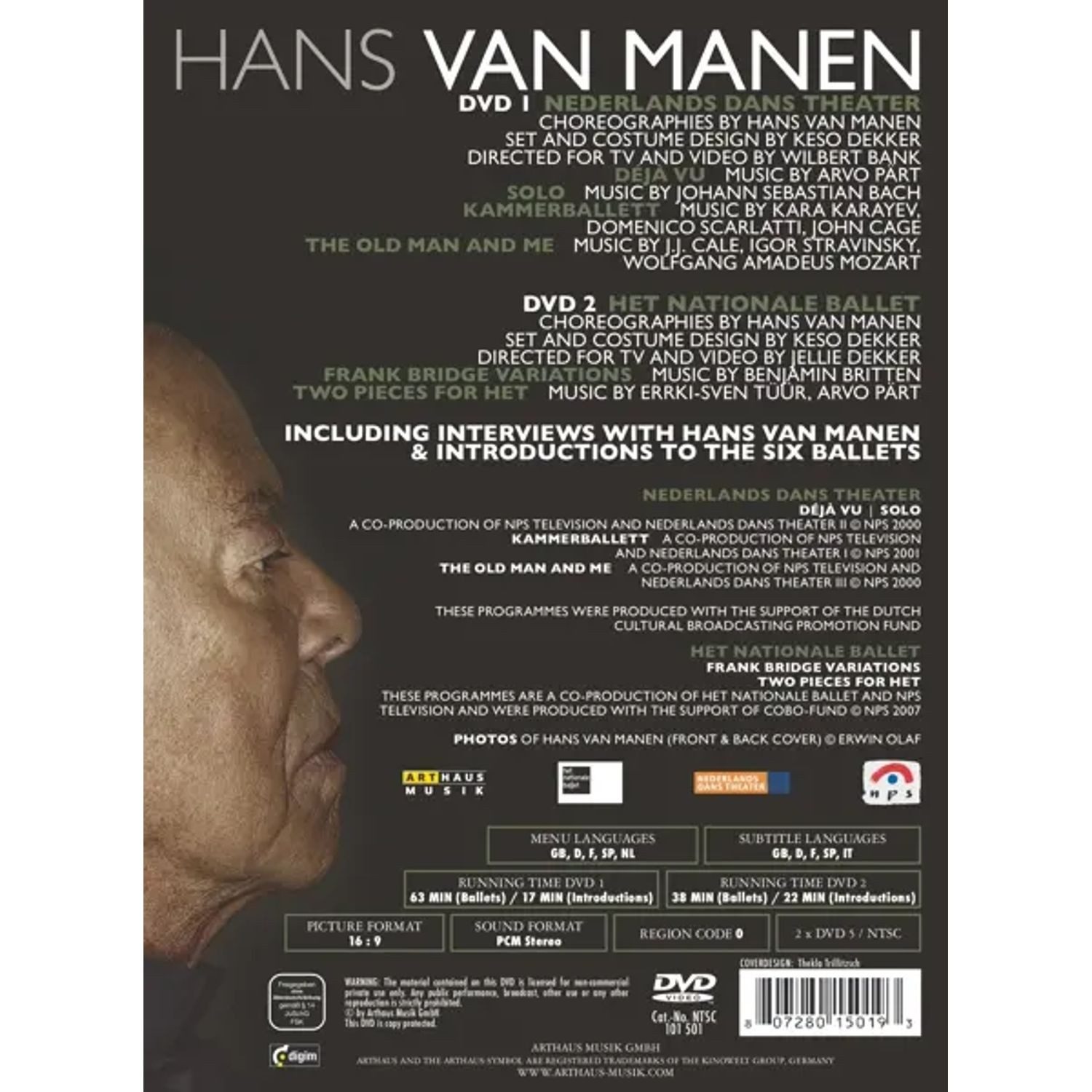 DVD Hans Van Manen