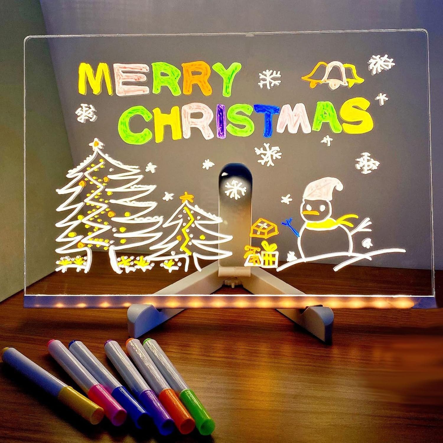 RWEUOQ Memoboard LED-Nachrichtentafel mit 7-Farben-Stift und günstig online kaufen