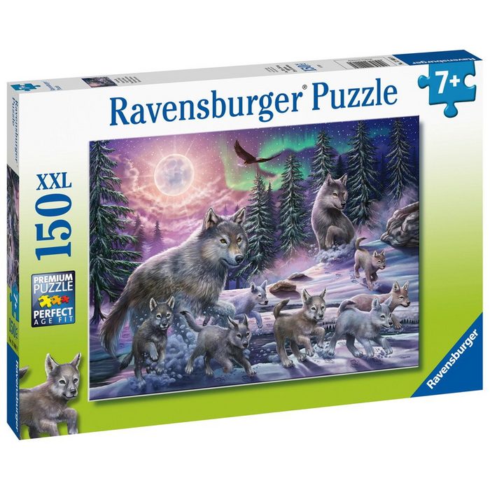 Ravensburger Puzzle 150 Teile Ravensburger Kinder Puzzle XXL Nordwölfe 12908 150 Puzzleteile