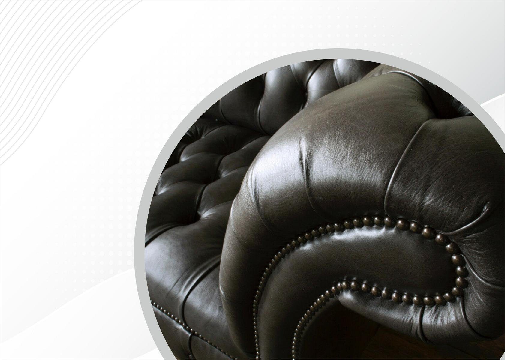 JVmoebel Chesterfield-Sofa, Chesterfield 3 Design Sitzer 225 Couch Sofa cm