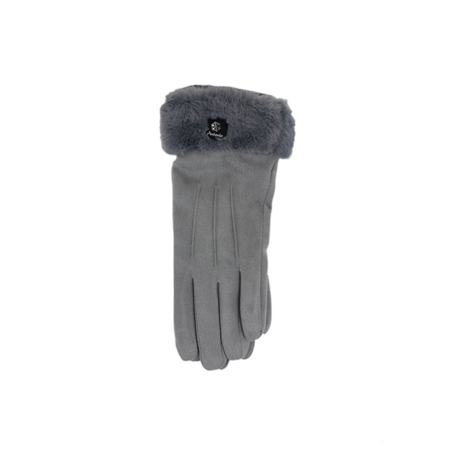 VewoTex Strickhandschuhe Winter Damen Handschuhe » Fingerhandschuhe mit Kunstpelz (1 Paar, 2-St., Einzelne Handschuhe) » Winterhandschuhe mit Smartphone Touch-Funktion