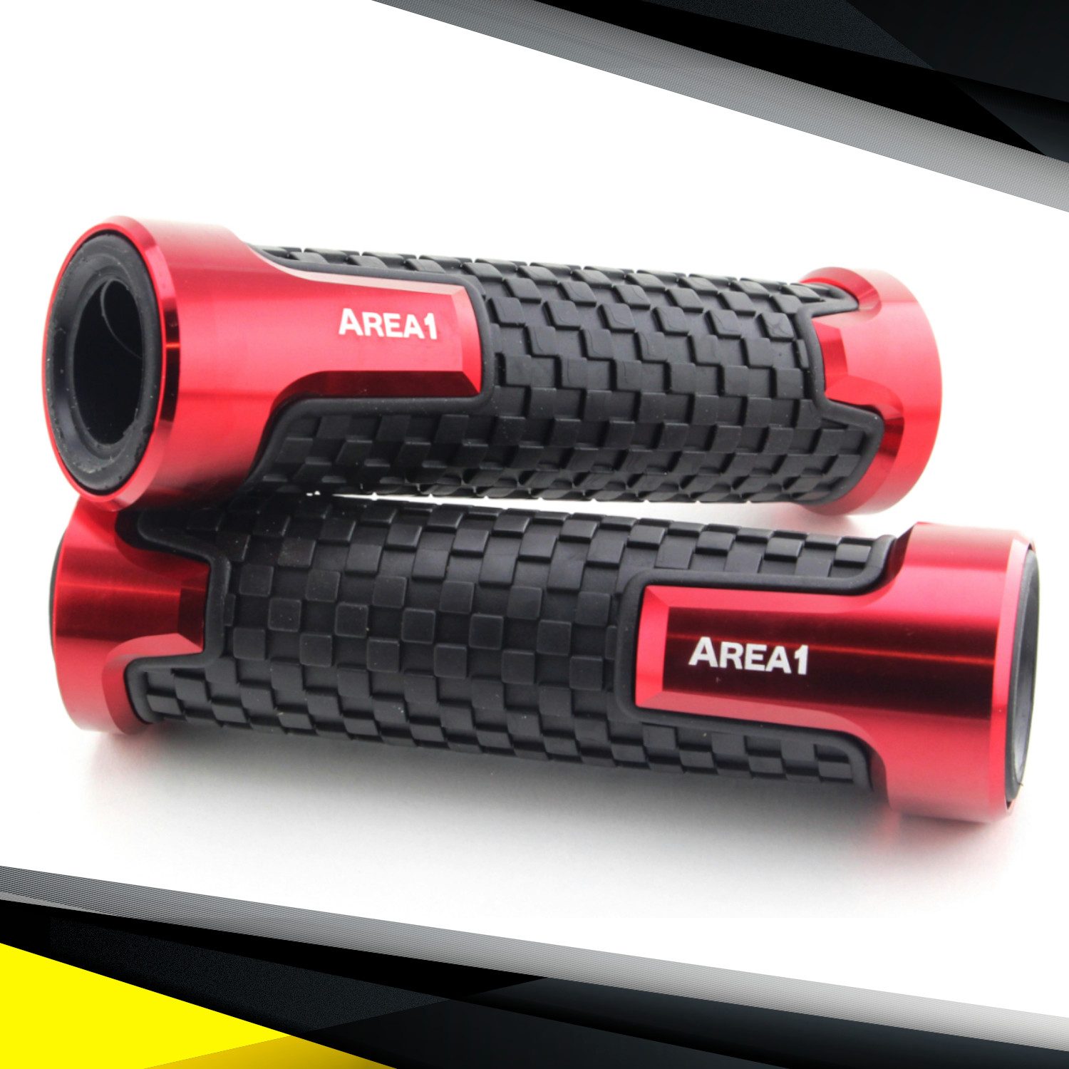 Area1 Griff für Motorrad / Roller Lenker mit 22 + 24-25mm Innendurchmesser – Bild 2 von 3
