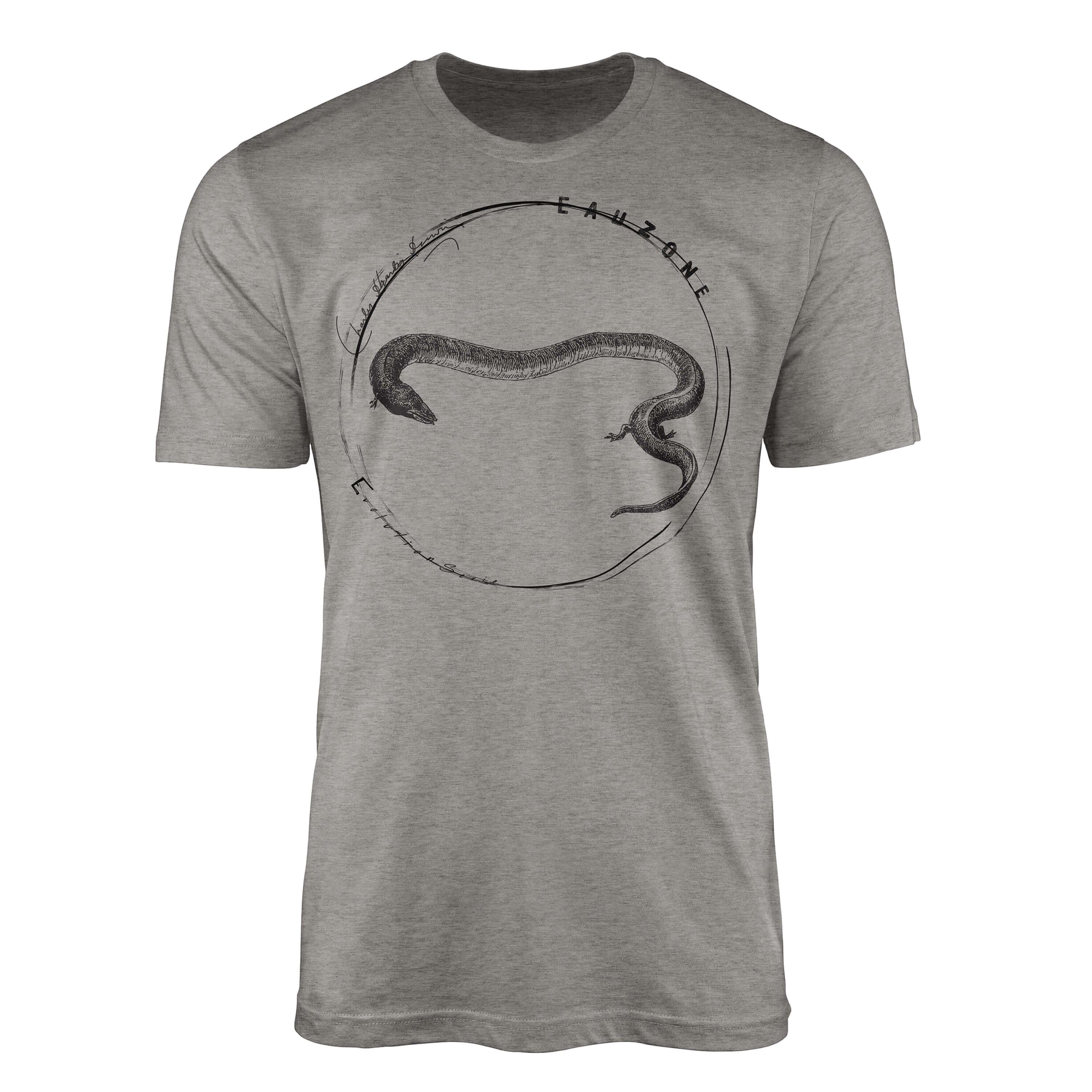Sinus Art T-Shirt Evolution Herren T-Shirt Amphia Ash