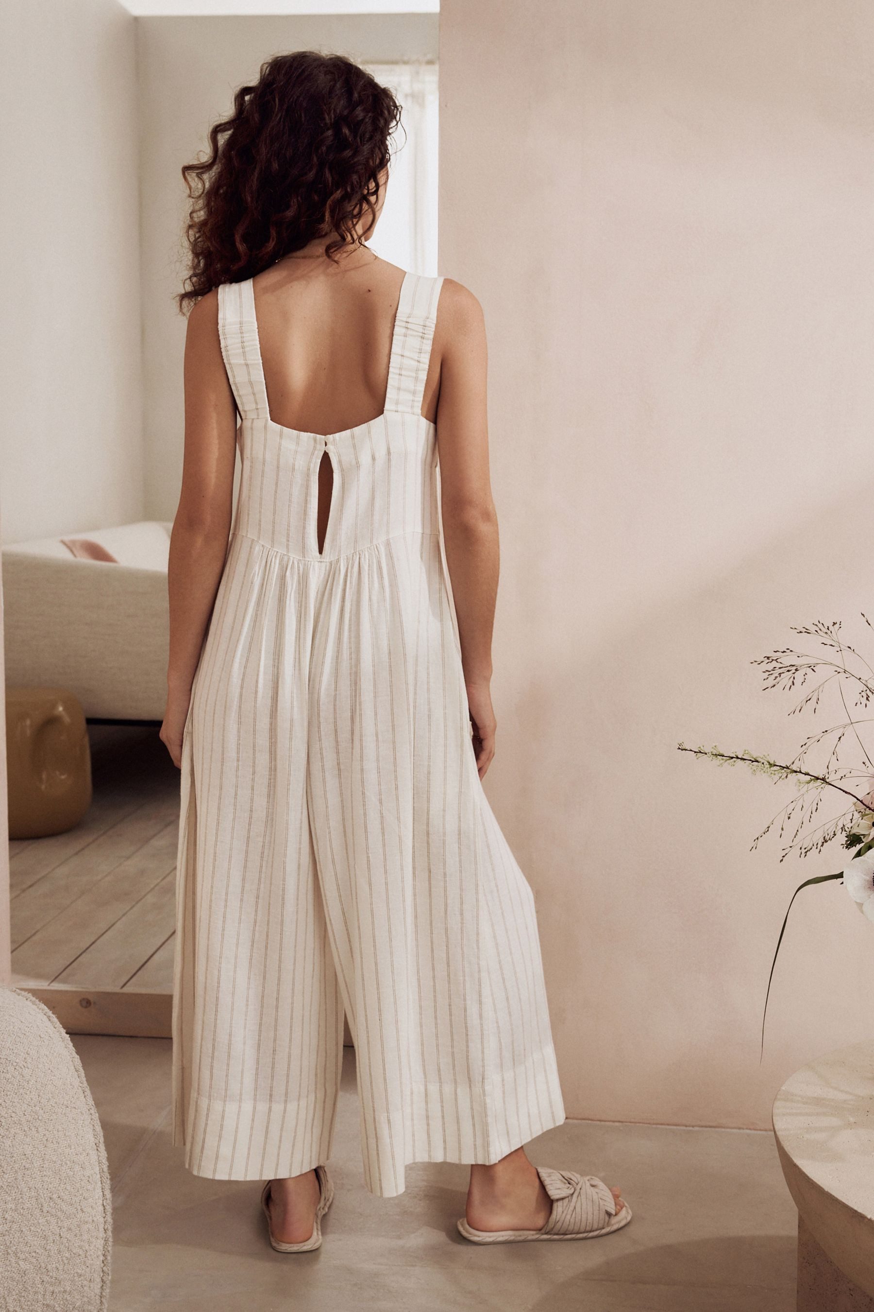 Next Jumpsuit Jumpsuit aus Leinengemisch (1-tlg) günstig online kaufen