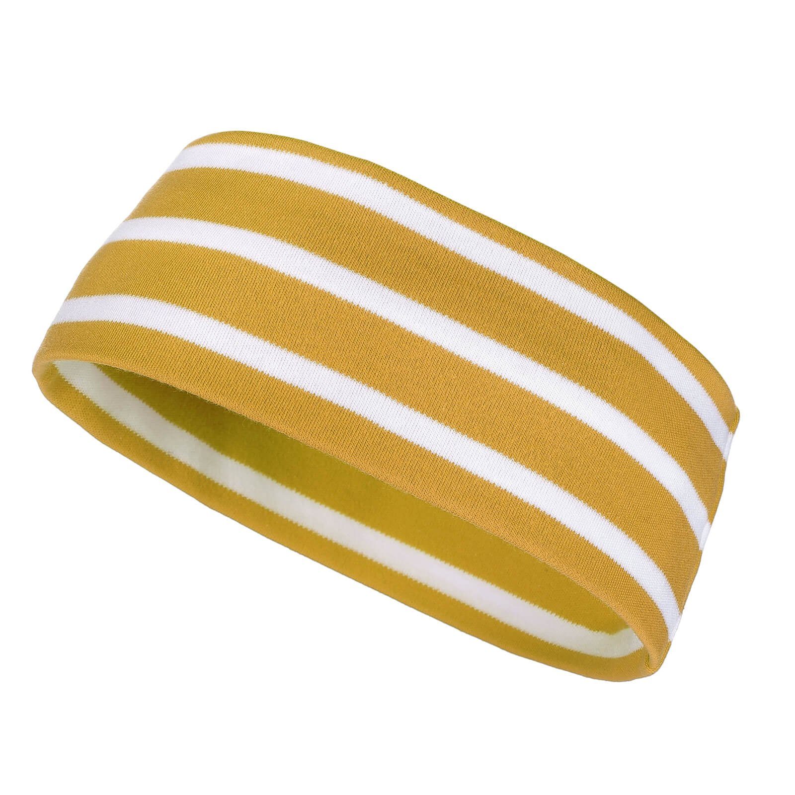 modAS Stirnband 2535 Unisex Kopfband Maritim für Kinder und Erwachsene zweilagig Baumwolle
