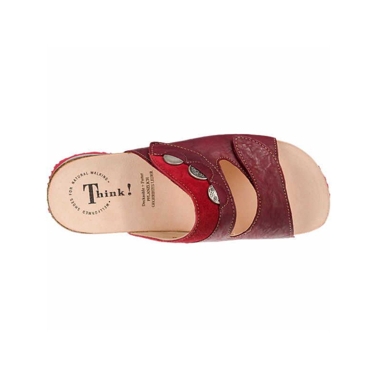 Pantolette rot (1-tlg) Think! 027937 rot