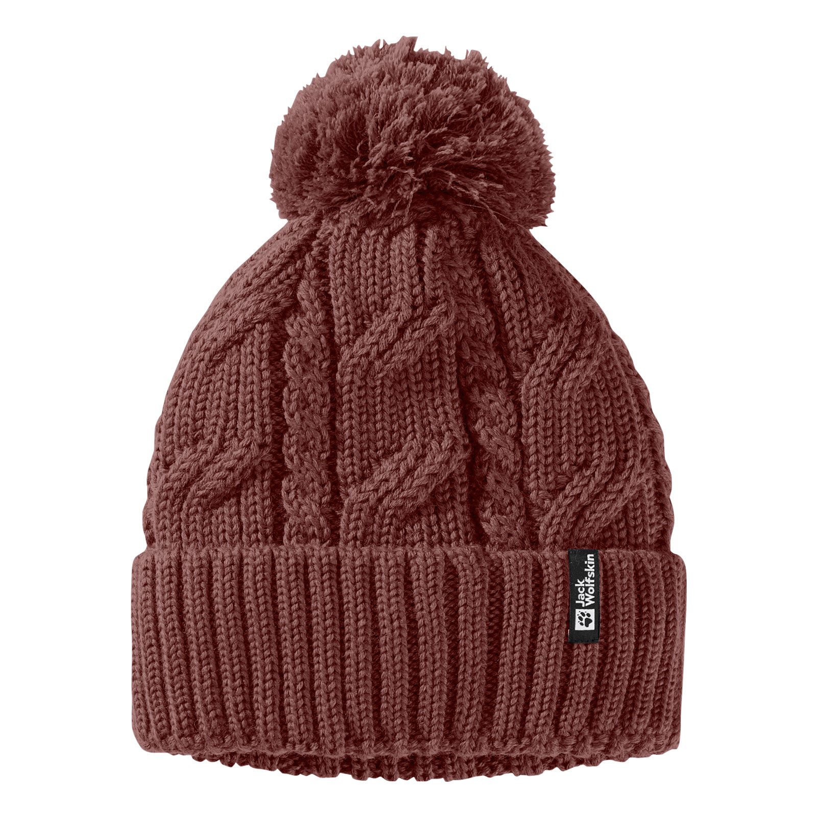 Jack Wolfskin Beanie Pompom Beanie mit Bommel
