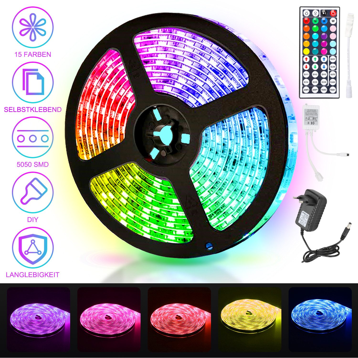 Clanmacy LED Stripe 1-10m LED Streifen günstig online kaufen
