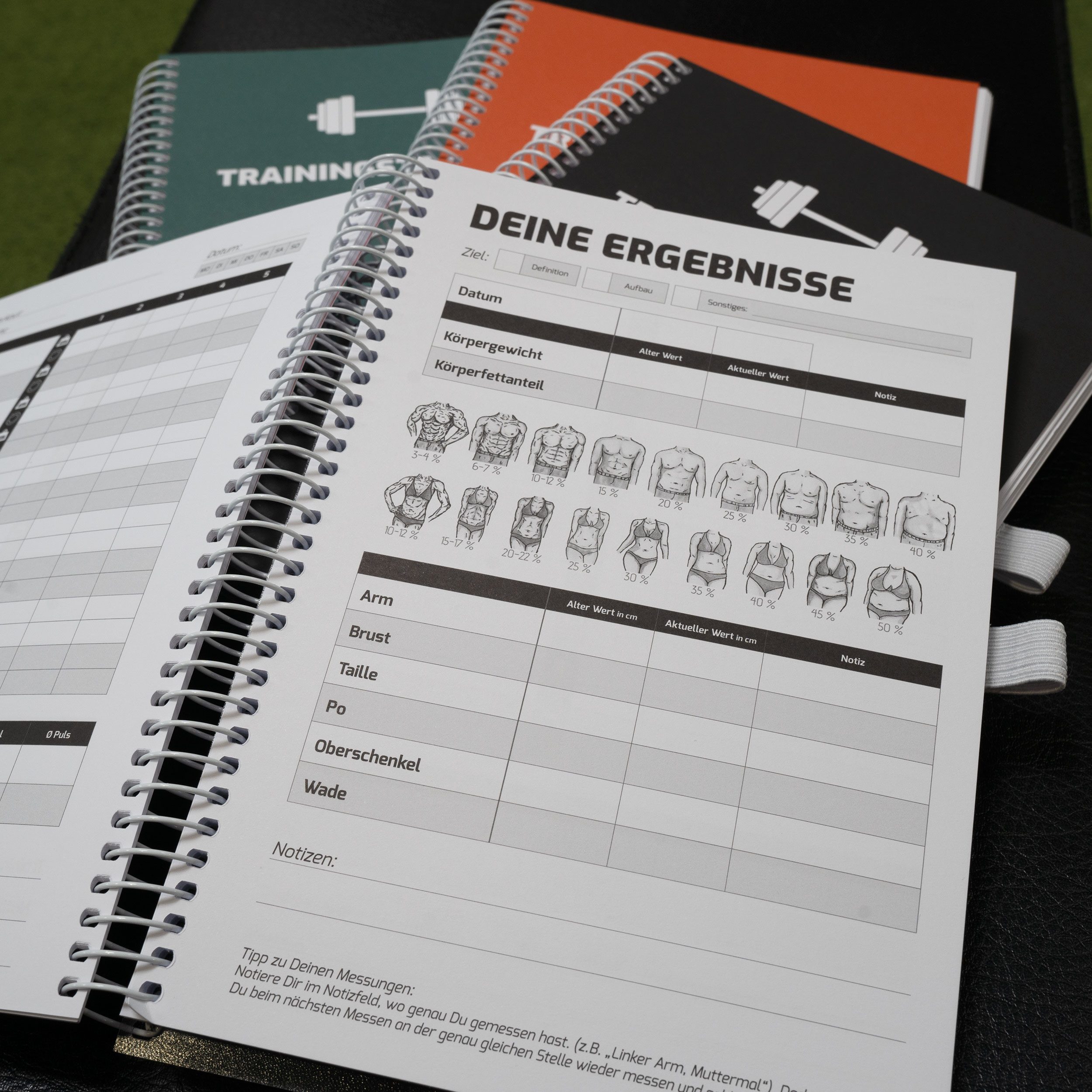 TNT (True Nutrition Technology) Tagebuch Trainingstagebuch für Fitnessstudio, Krafttraining, Fitness