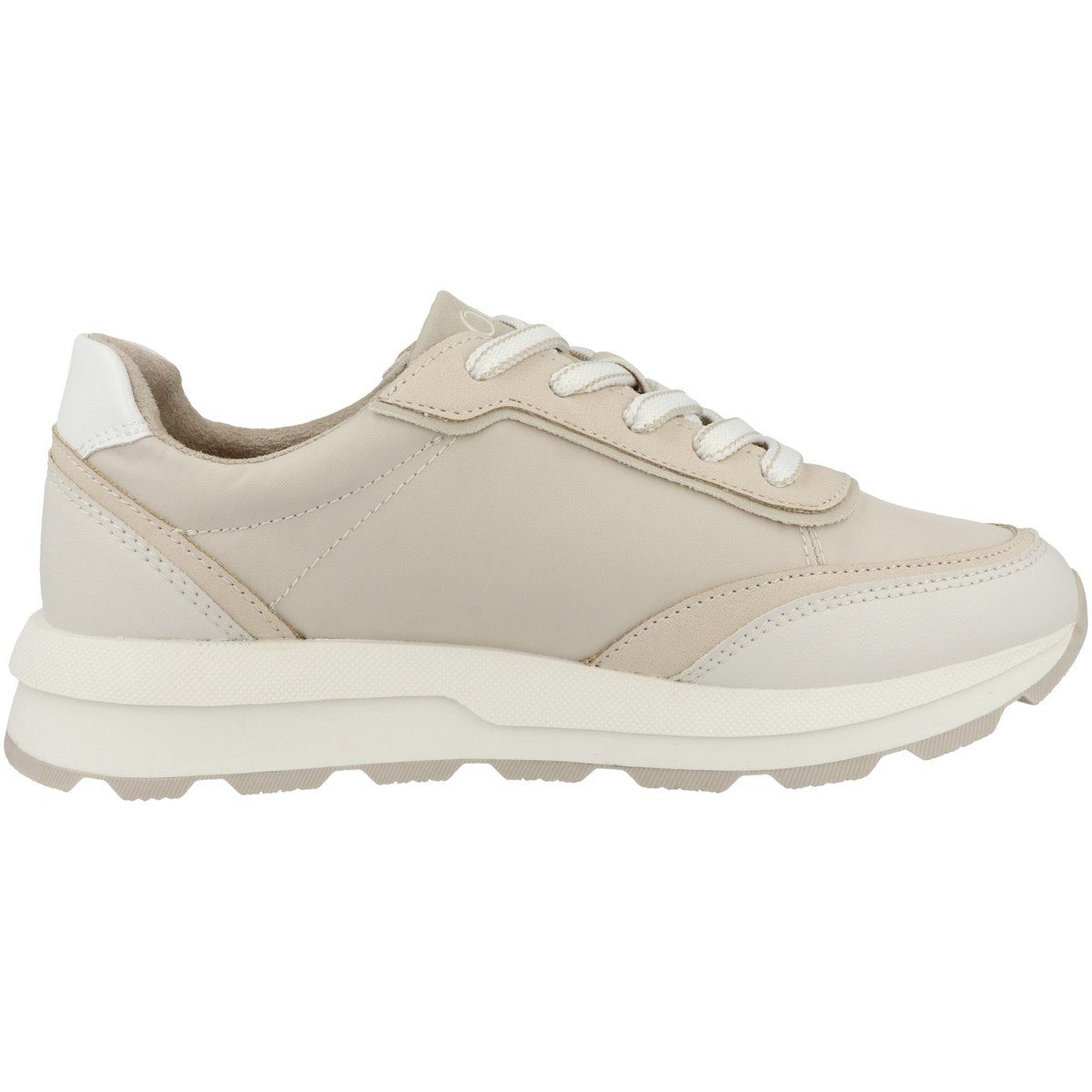 s.Oliver 5-23616-30 Damen Sneaker beige Verstärkte Ferse