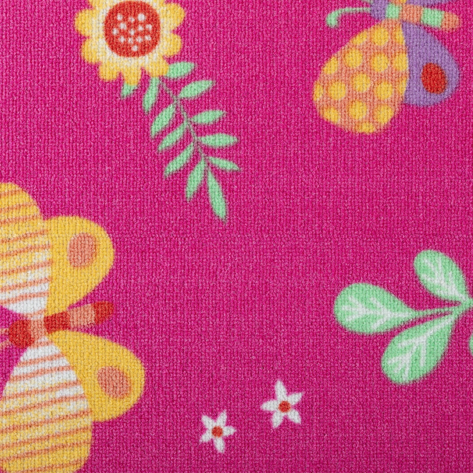 Steffensmeier Teppichboden Sophia, Rechteckig, Schmetterlinge, Kinderzimmer