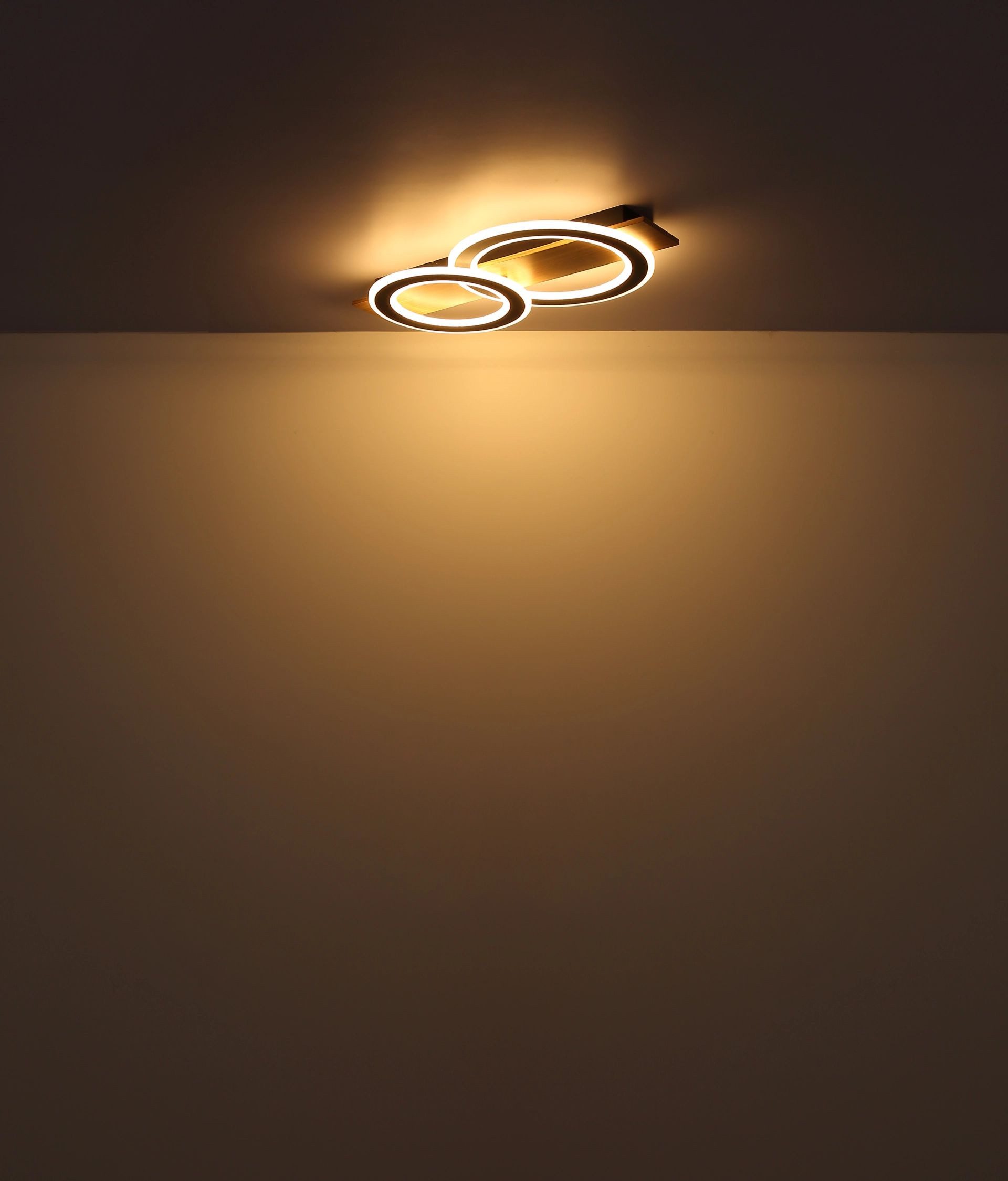 GLOBO LIGHTING LED Deckenleuchte JAYDEN, LED fest integriert, Warmweiß, Deckenlampe, Wohnzimmer, Schlafzimmer, 3000 Kelvin