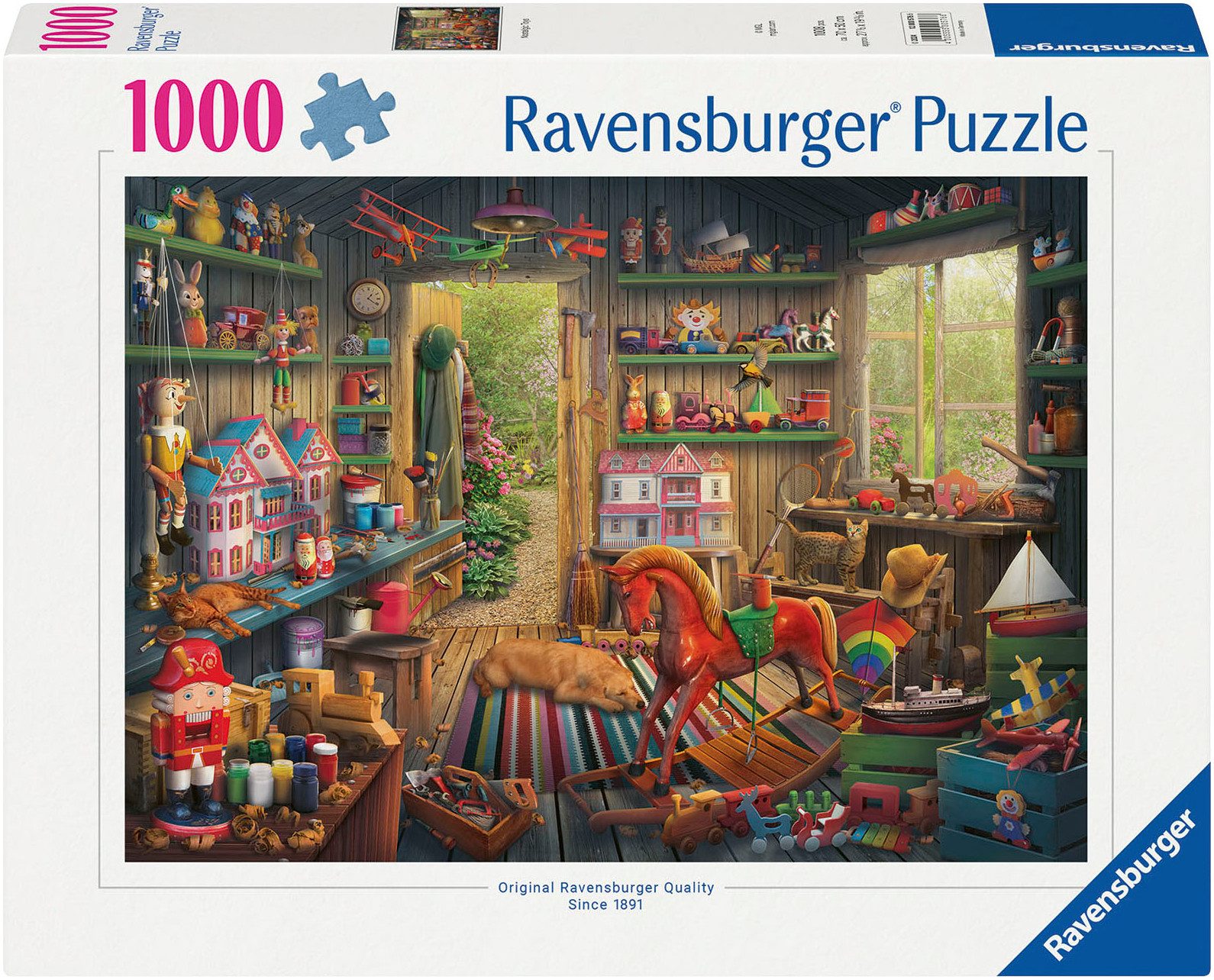 Ravensburger Puzzle Spielzeug von damals, 1000 Puzzleteile, Made in Germany günstig online kaufen