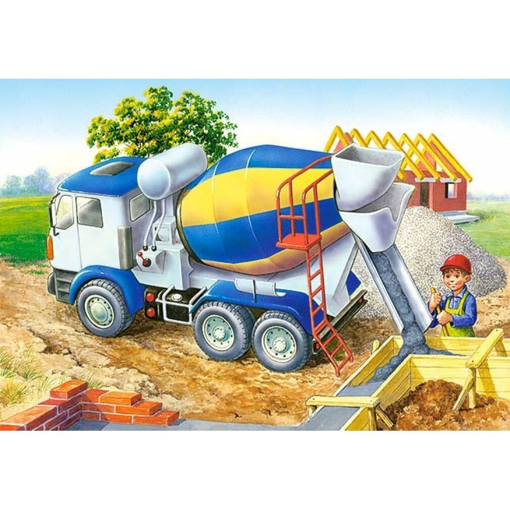 Castorland Puzzle Puzzle Dominant auf der Baustelle 60 Teile, Puzzleteile