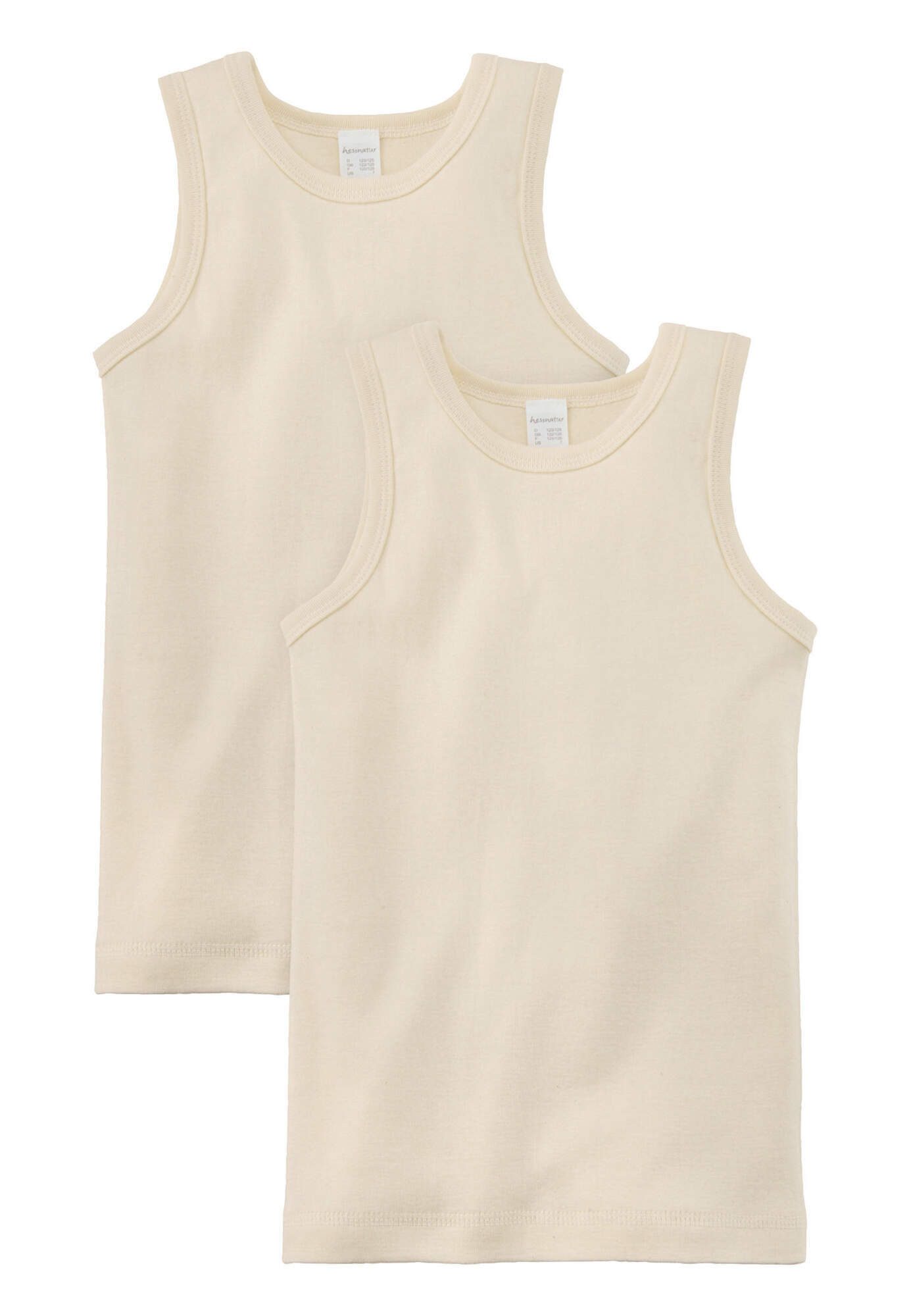 Hessnatur Unterhemd PureNature 2er-Set aus reiner Bio-Baumwolle (1-St)