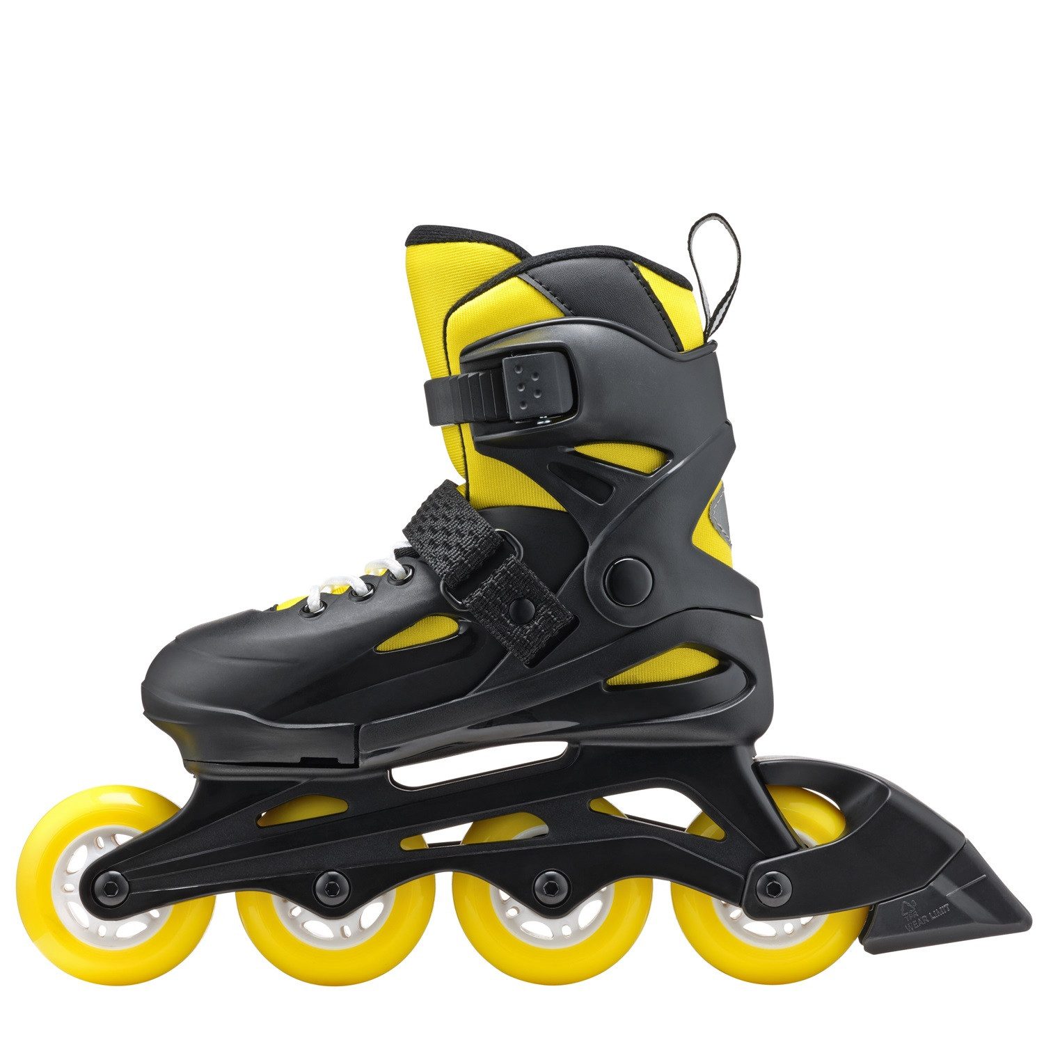 ROLLERBLADE Inlineskates Fury (Rollen: 72mm/80A, Kugellager: SG3) schwarz/gelb Kinder