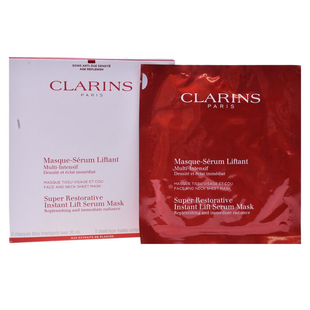 Clarins Tagescreme Clarins Super Restorative Instant Lift Serum Mask