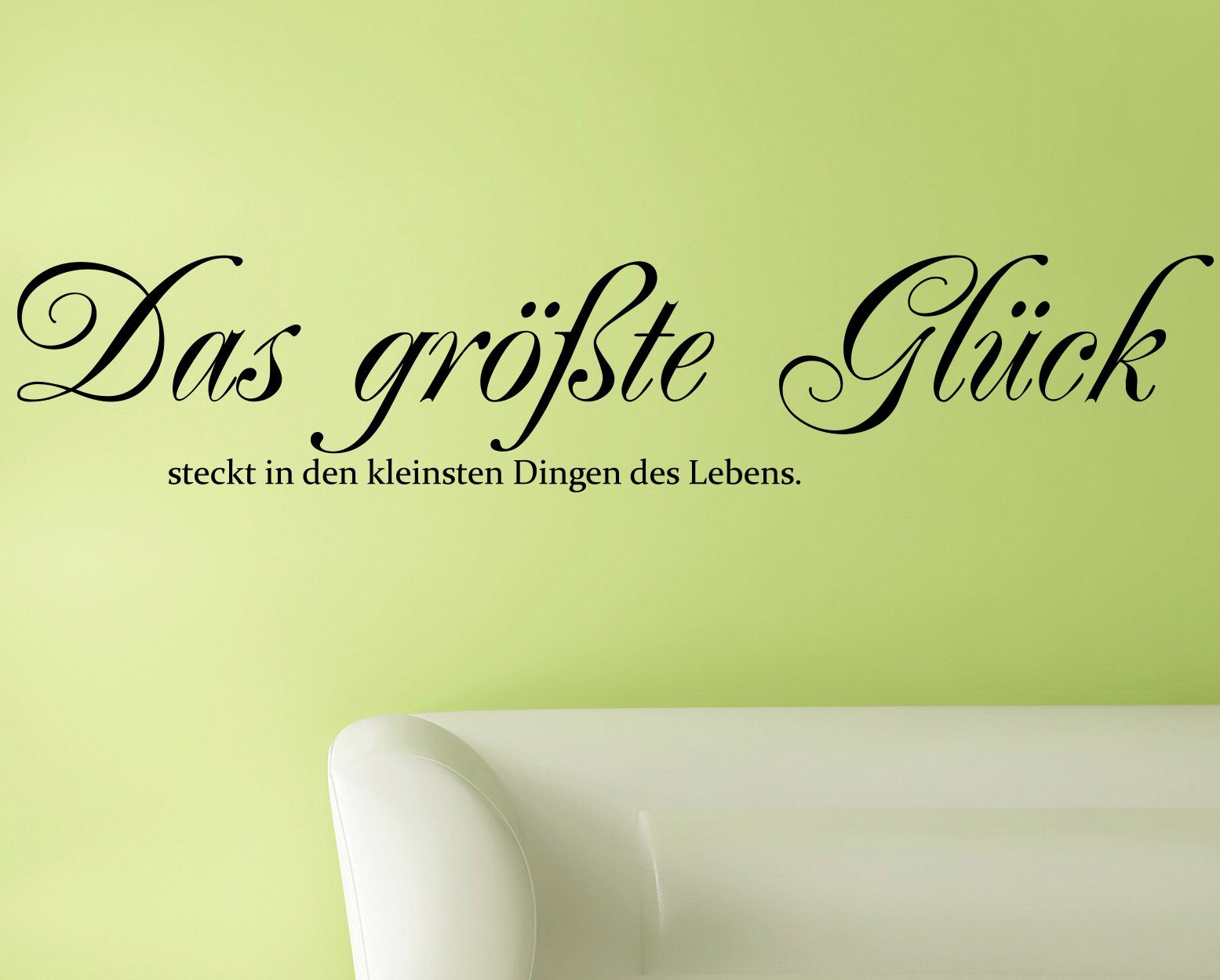 Das Beste dieser Saison queence Wandtattoo Das größte Glück..., hohe Klebkraft