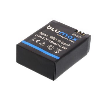 Blumax 2x GoPro Hero3 AHDBT-301 AHDBT-302 -201 1180mAh Kamera-Akku