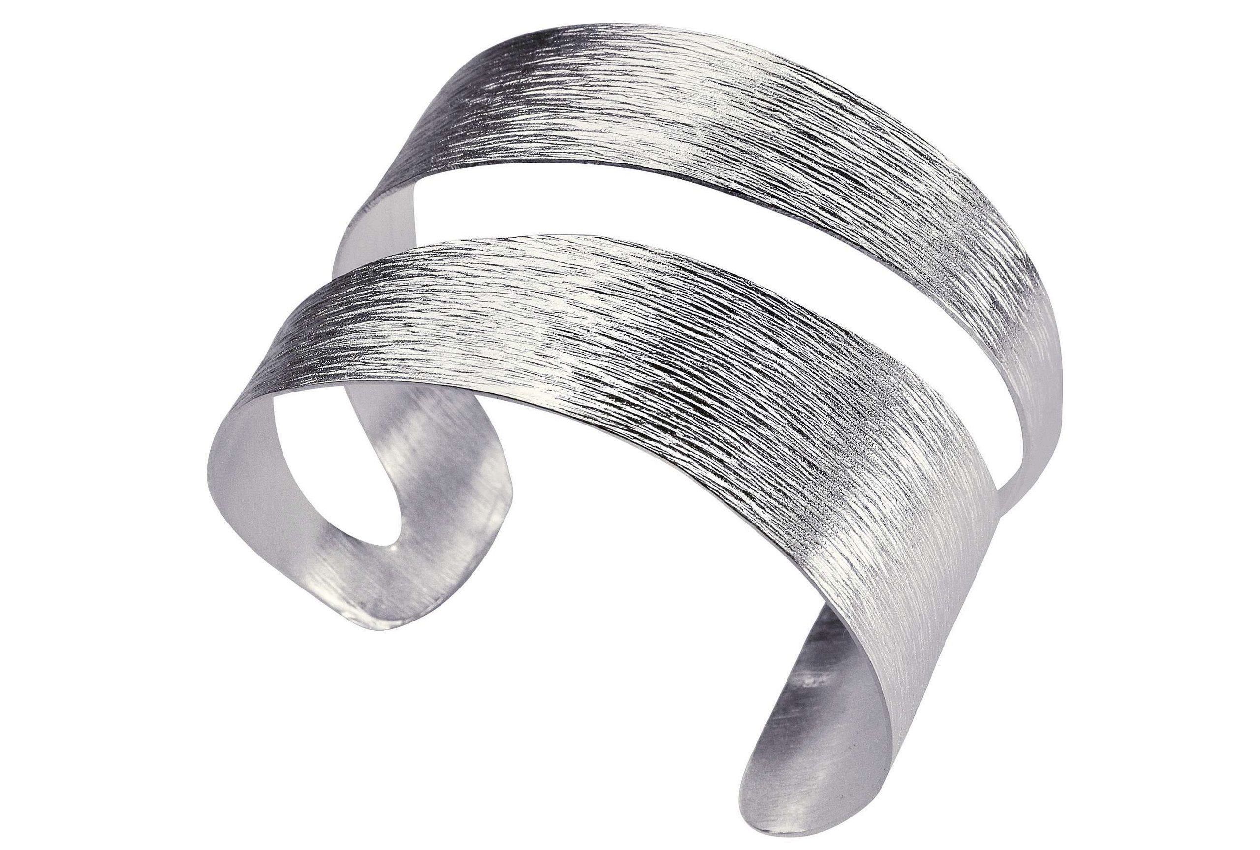SILBERMOOS Armreif Armreif mit diagonaler Aussparung, 925 Sterling Silber