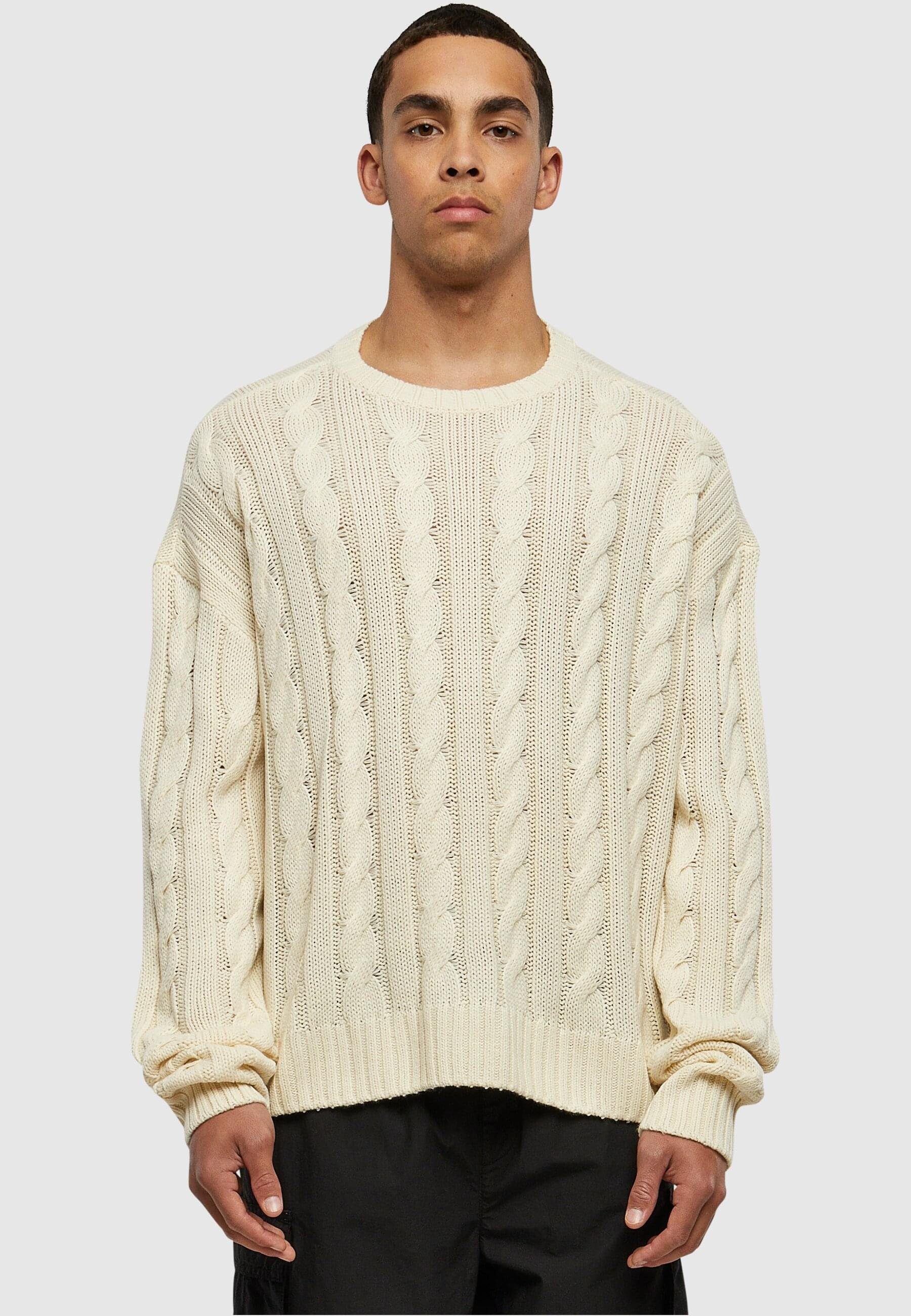 (1-tlg) Sweater Boxy Strickpullover sand Herren CLASSICS URBAN