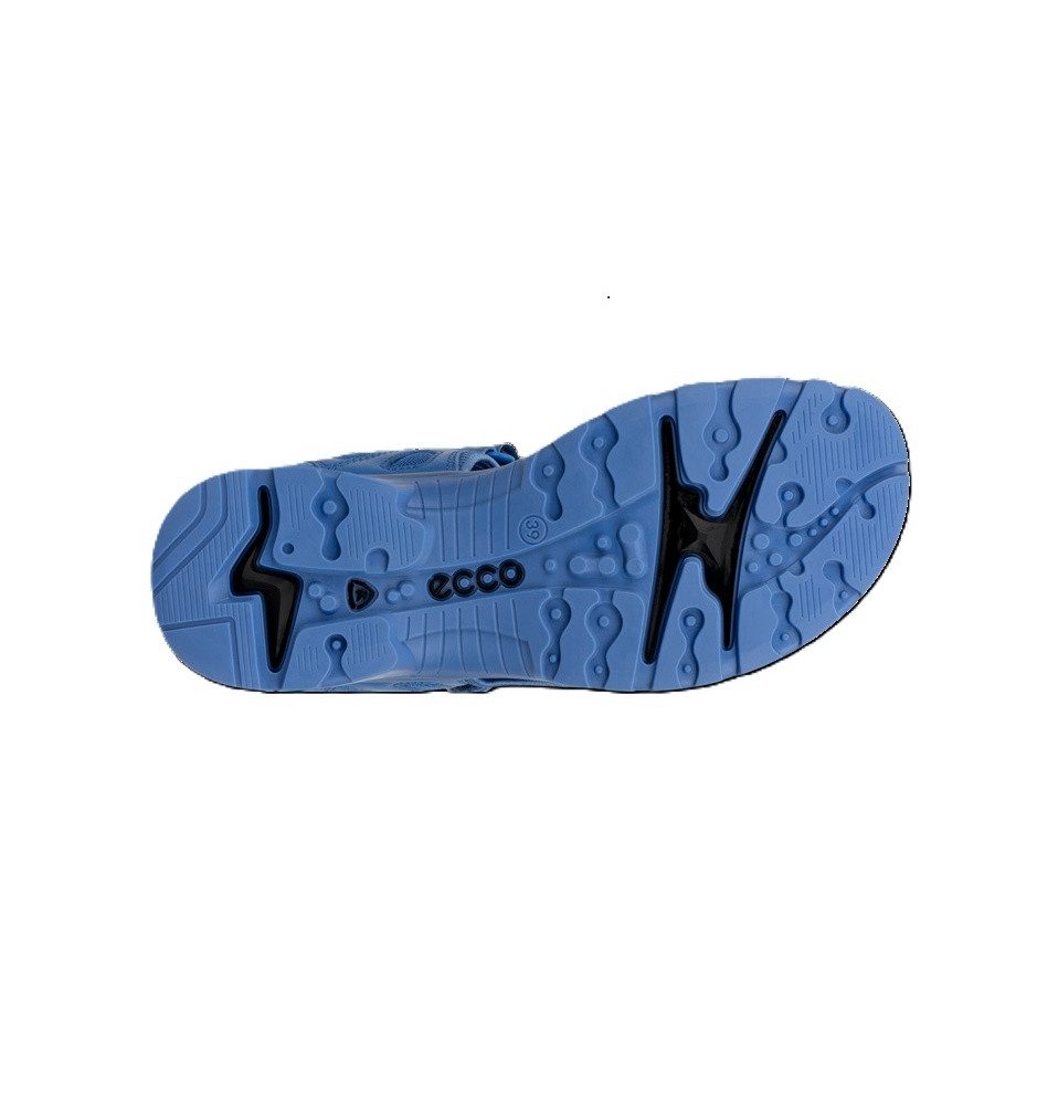 Ecco Yucatan Leder dunkelblau Damen Sandale