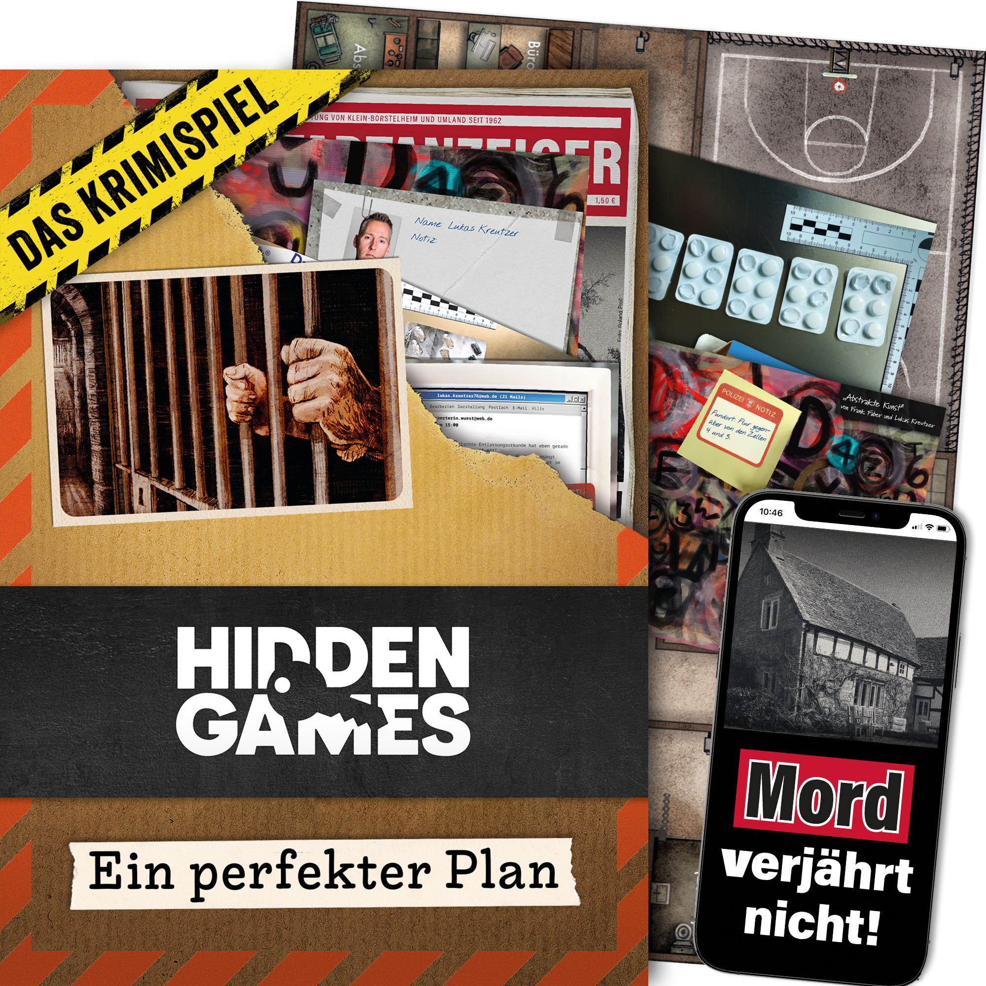 Hidden Games Tatort Spiel Ein perfekter Plan, Krimispiel, Made in Germany