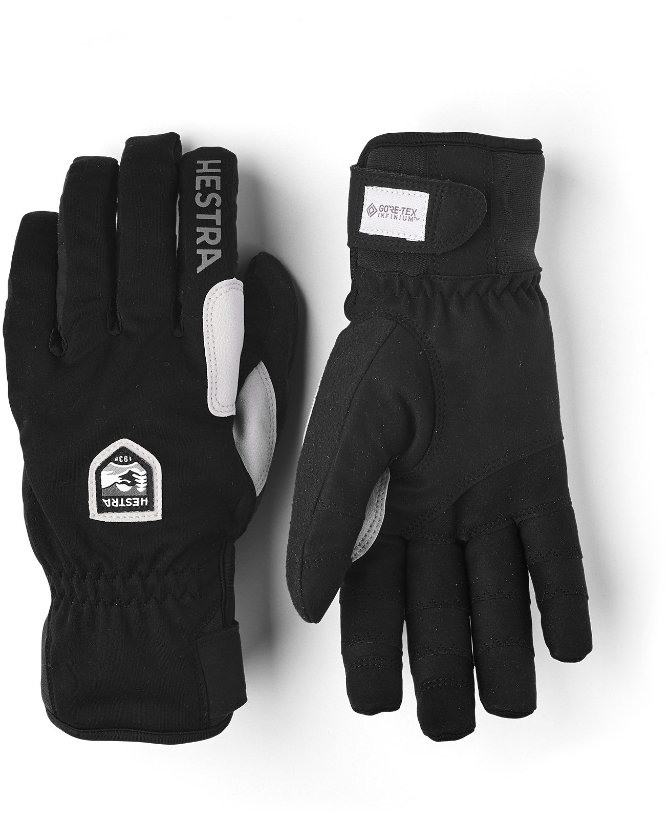 Skihandschuhe Ergo Grip Wool Touring ? 5 finger 100- Black