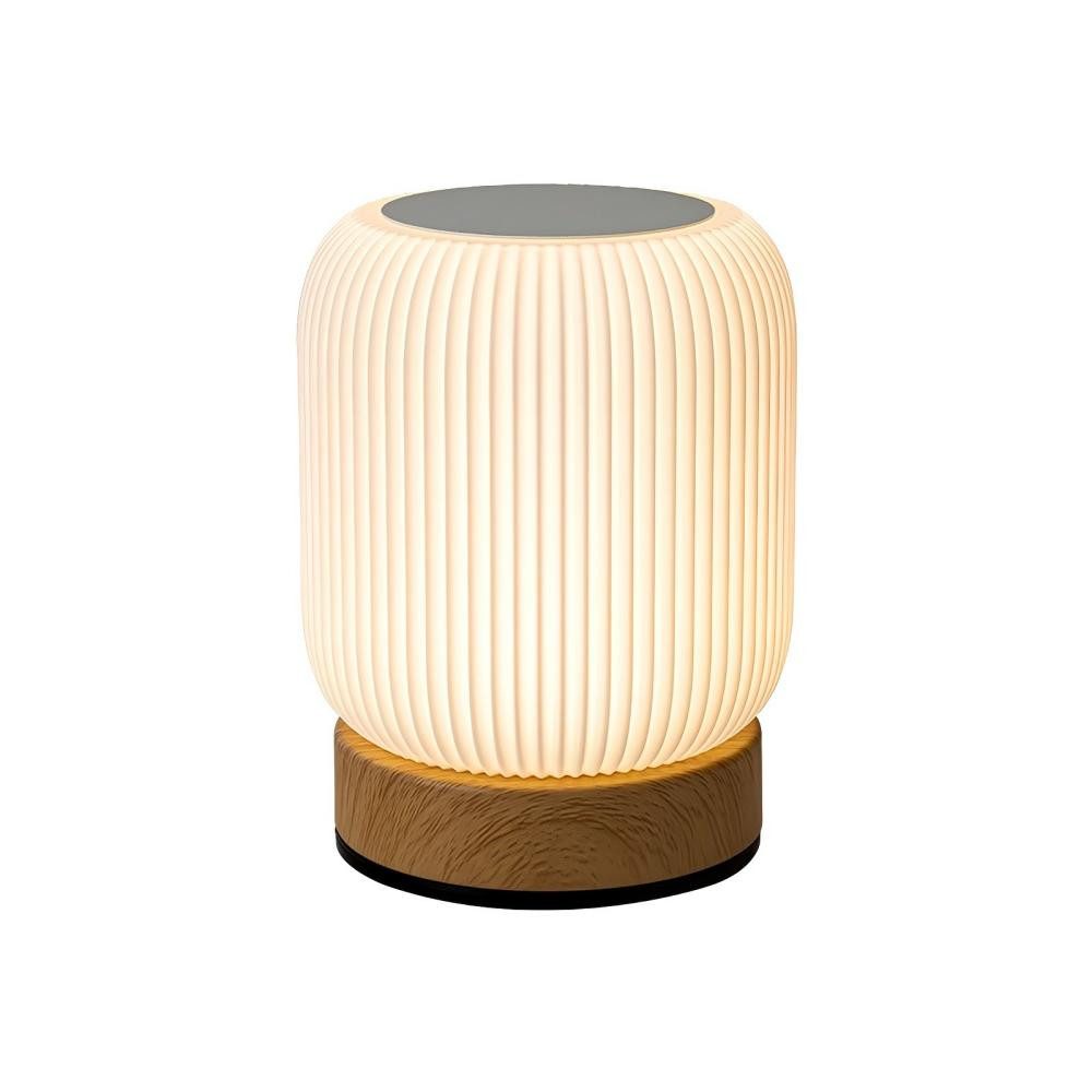 feinlux LED Nachttischlampe LED-Nachtlicht, LED fest integriert, Tageslichtweiß, mit Touch-Steuerung, integrierte dimmbare USB-LED-Leuchte