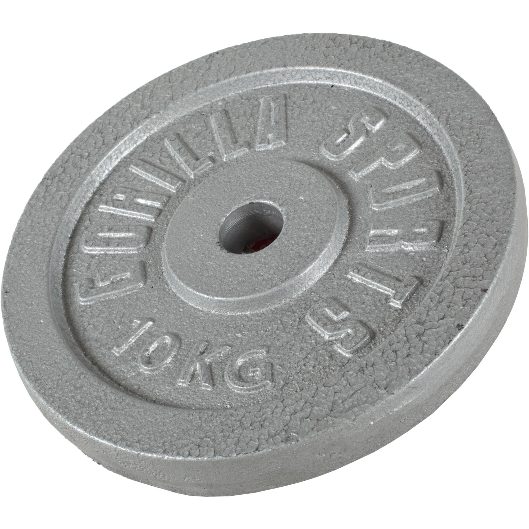 GORILLA SPORTS Hantelscheibe Hantelscheibe Guss 30/31 mm 1,25-30 KG, 10 kg