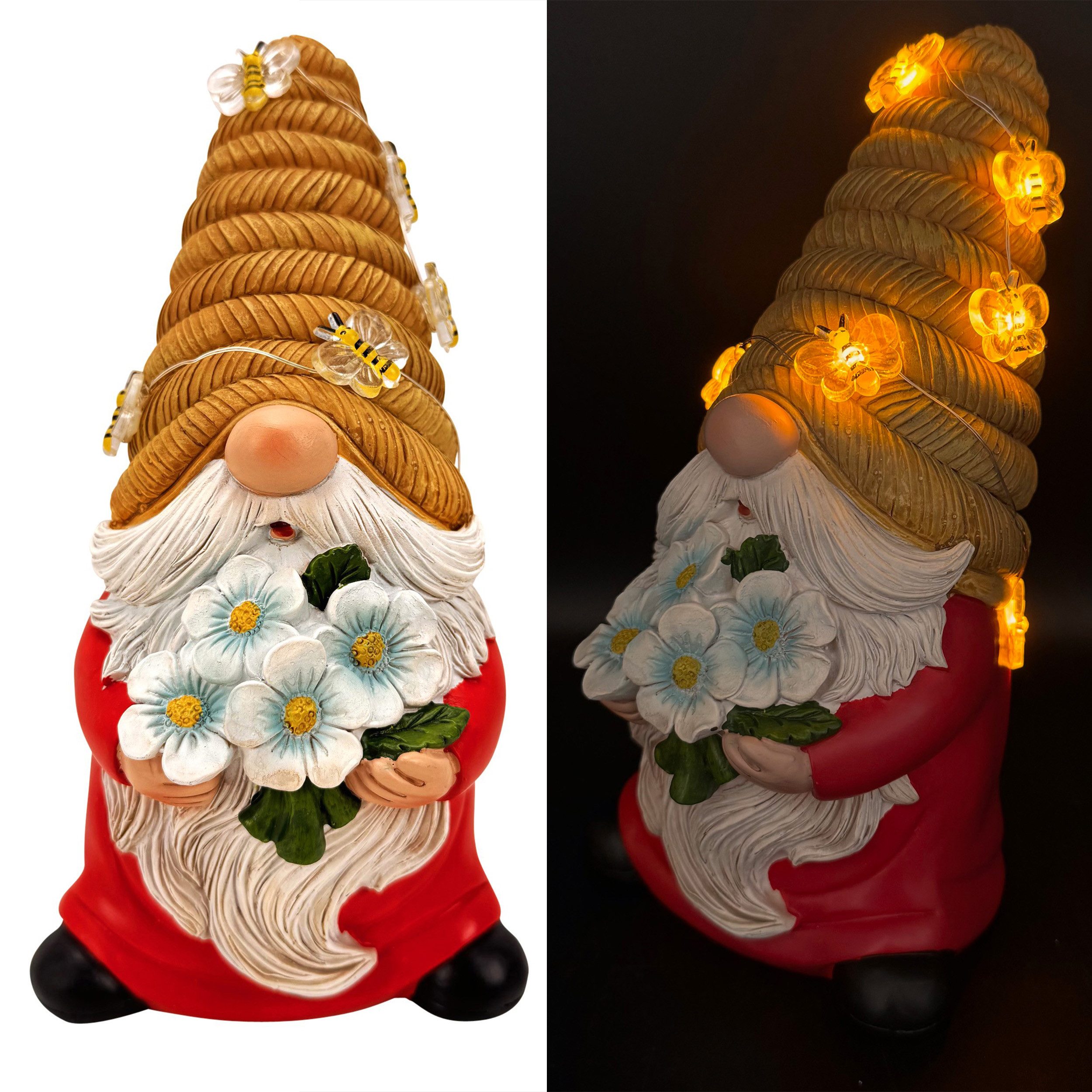 Online-Fuchs Gartenzwerg - Gartenfiguren mit Bienen günstig online kaufen