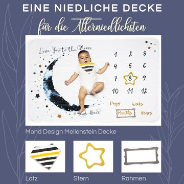 Kinderdecke Baby Meilenstein Decke - 150 x 100 cm - Fotografie, Luka & Lilly, Baby Meilenstein Decke - 150 x 100 cm