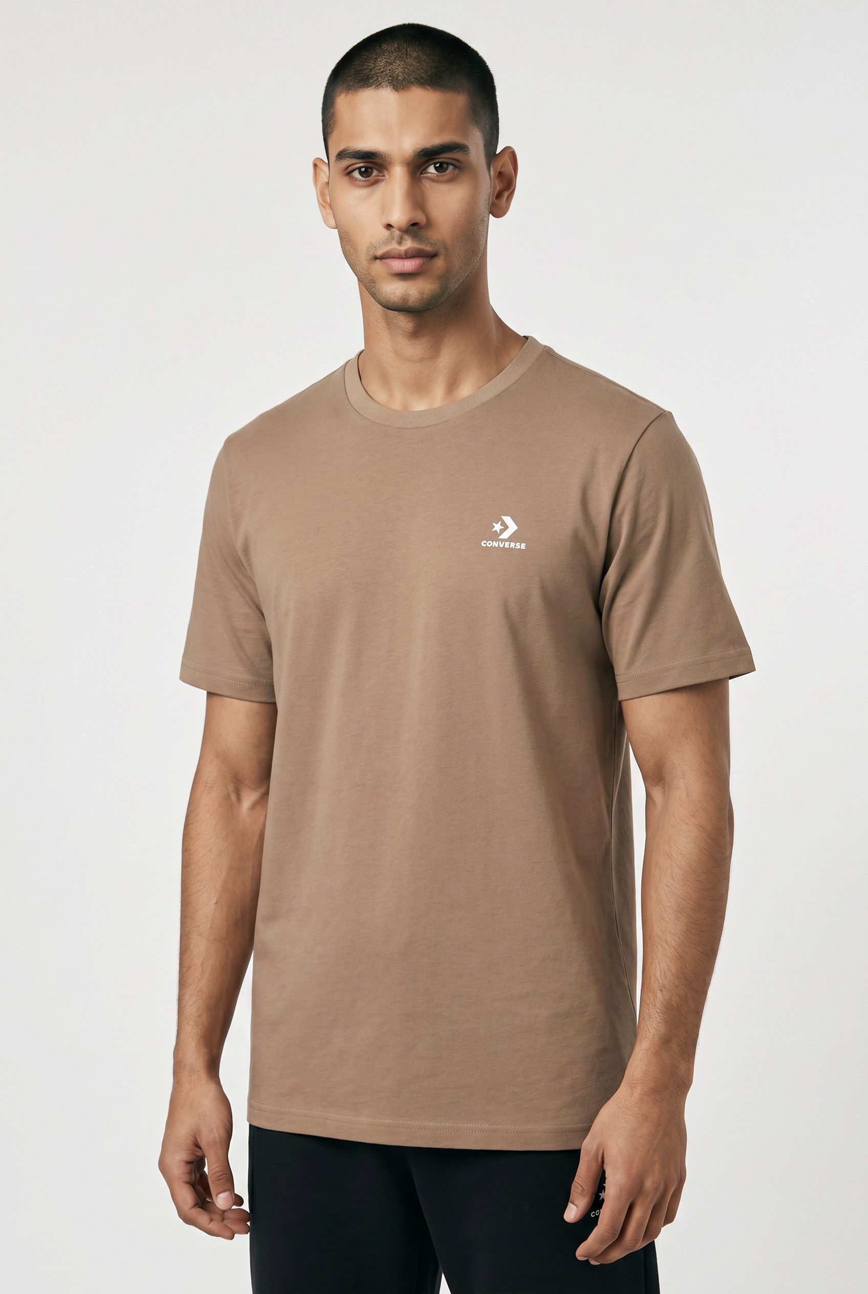 Converse T-Shirt EMBROIDERED STAR CHEVRON TEE mit Logoschriftzug, aus Baumwolle, Regular Fit