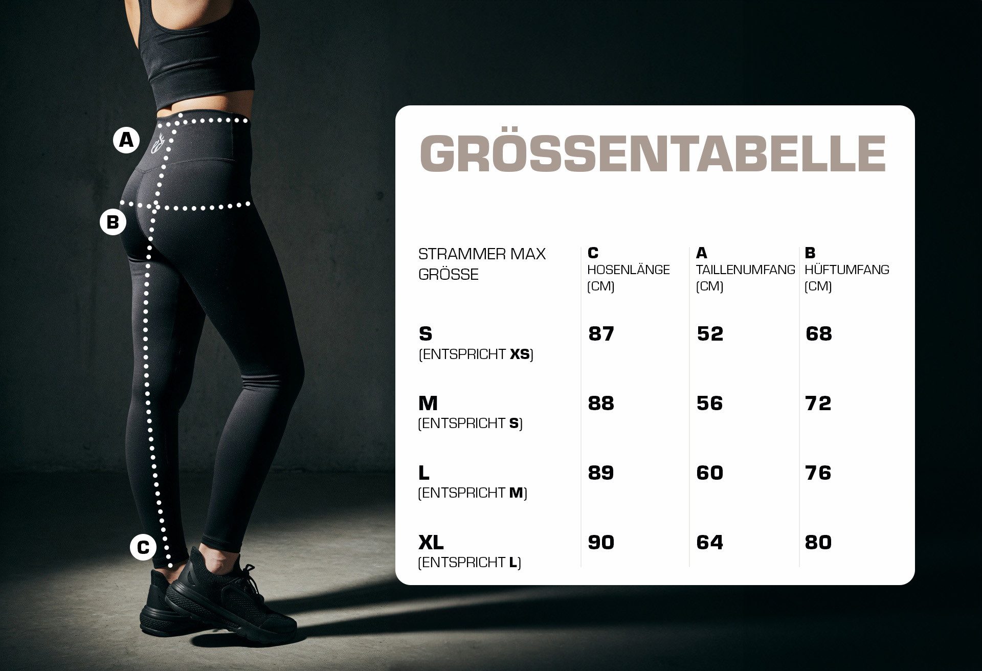 Strammer Max Performance® Leggings Atmungsaktiv, schnelltrocknend, Hochwertiges Stretch-Material – Bild 5 von 5