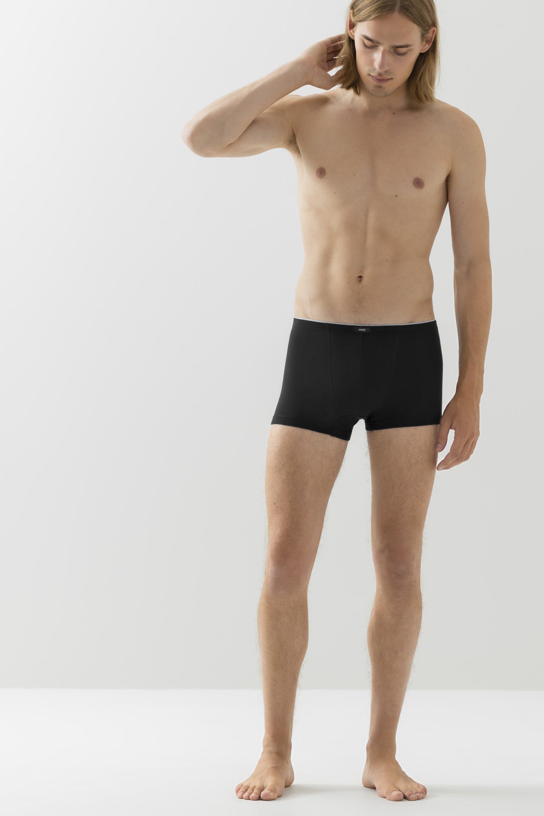 1) Schwarz Boxershorts Dry Serie Mit Uni Klimaanlage (1-St., Mey Cotton