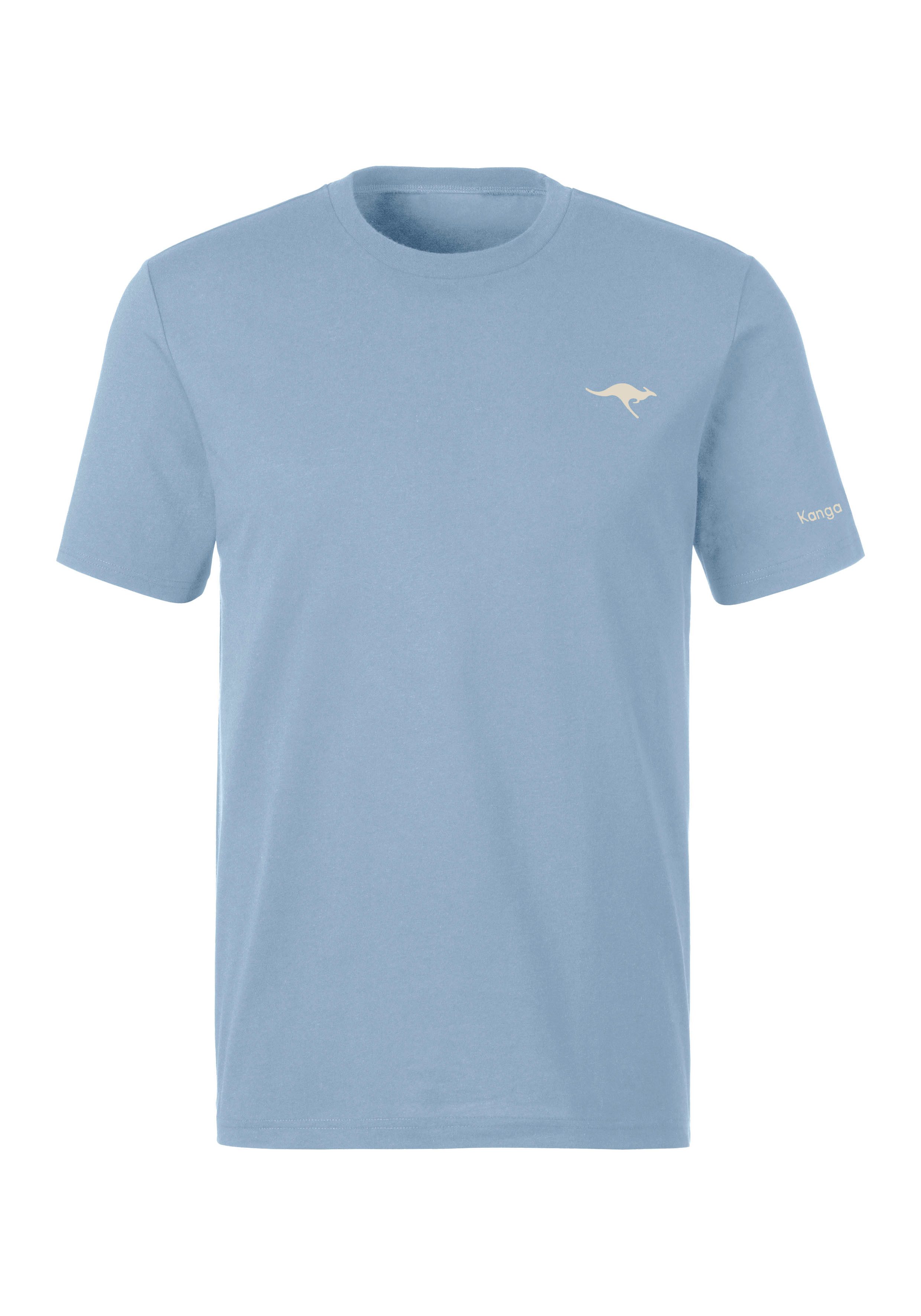 KangaROOS T-Shirt (2er-Pack) mit KangaROOS Print auf der Brust