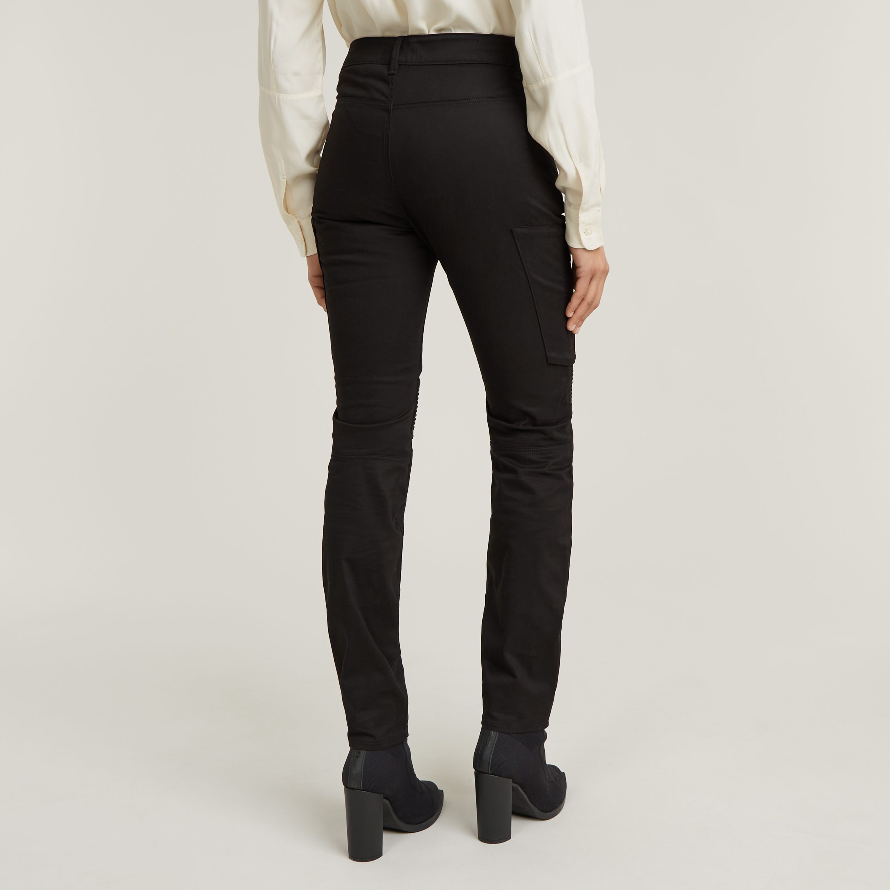 G-STAR Bikerhose Biker Skinny Cargo mit kontrastfarbenen Reißverschlüssen günstig online kaufen