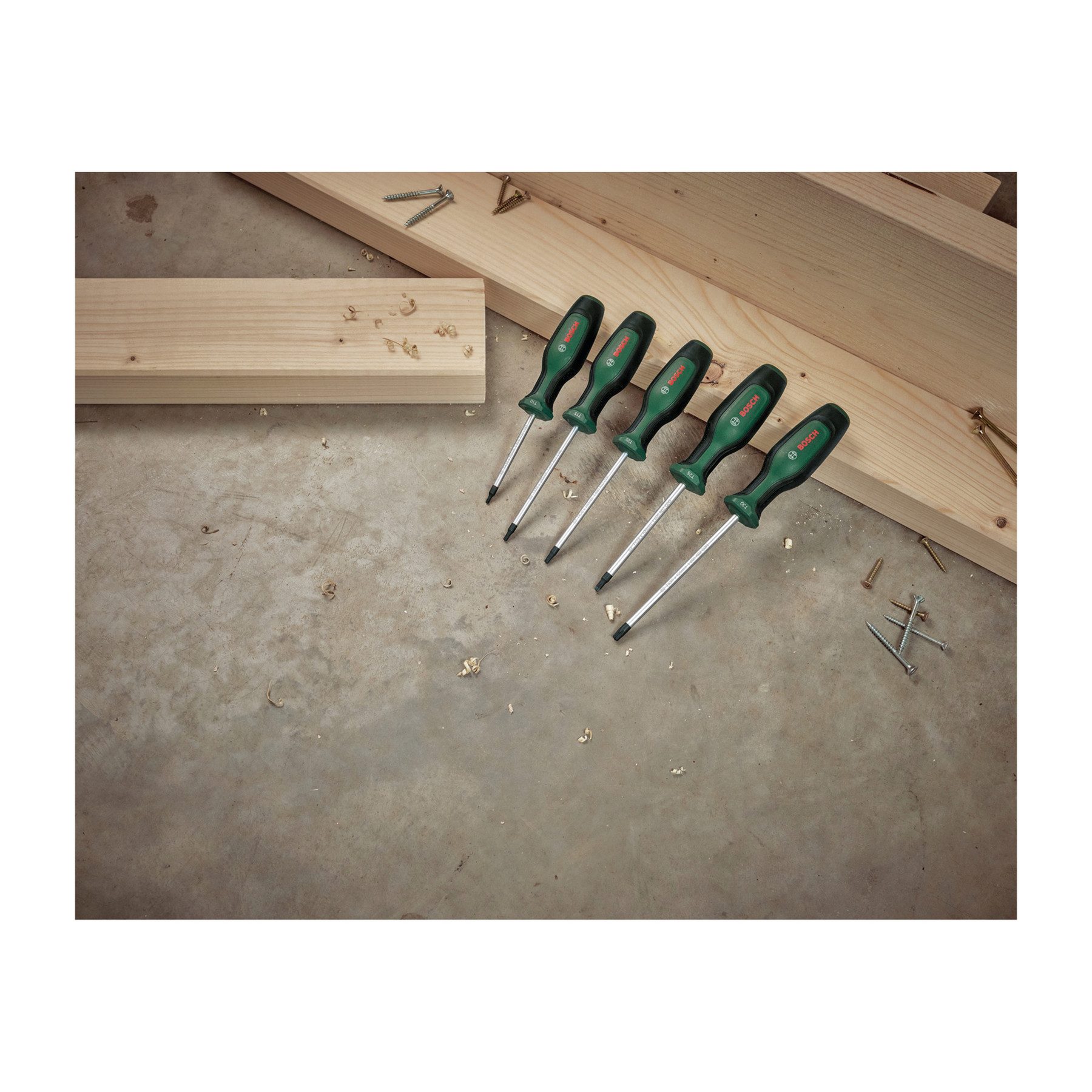 BOSCH Schraube BOSCH Schraubendreher-Set, Torx, 5-teilig