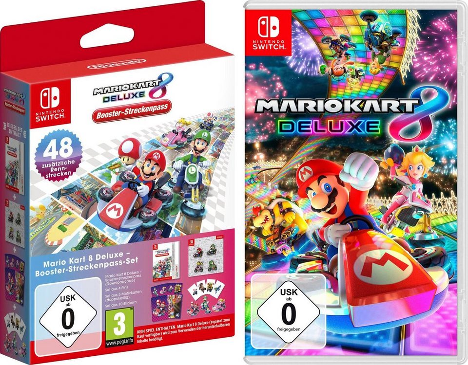 8 Deluxe + 8 Booster-Streckenpass-Set Kart Nintendo Switch Deluxe Mario Mario Kart