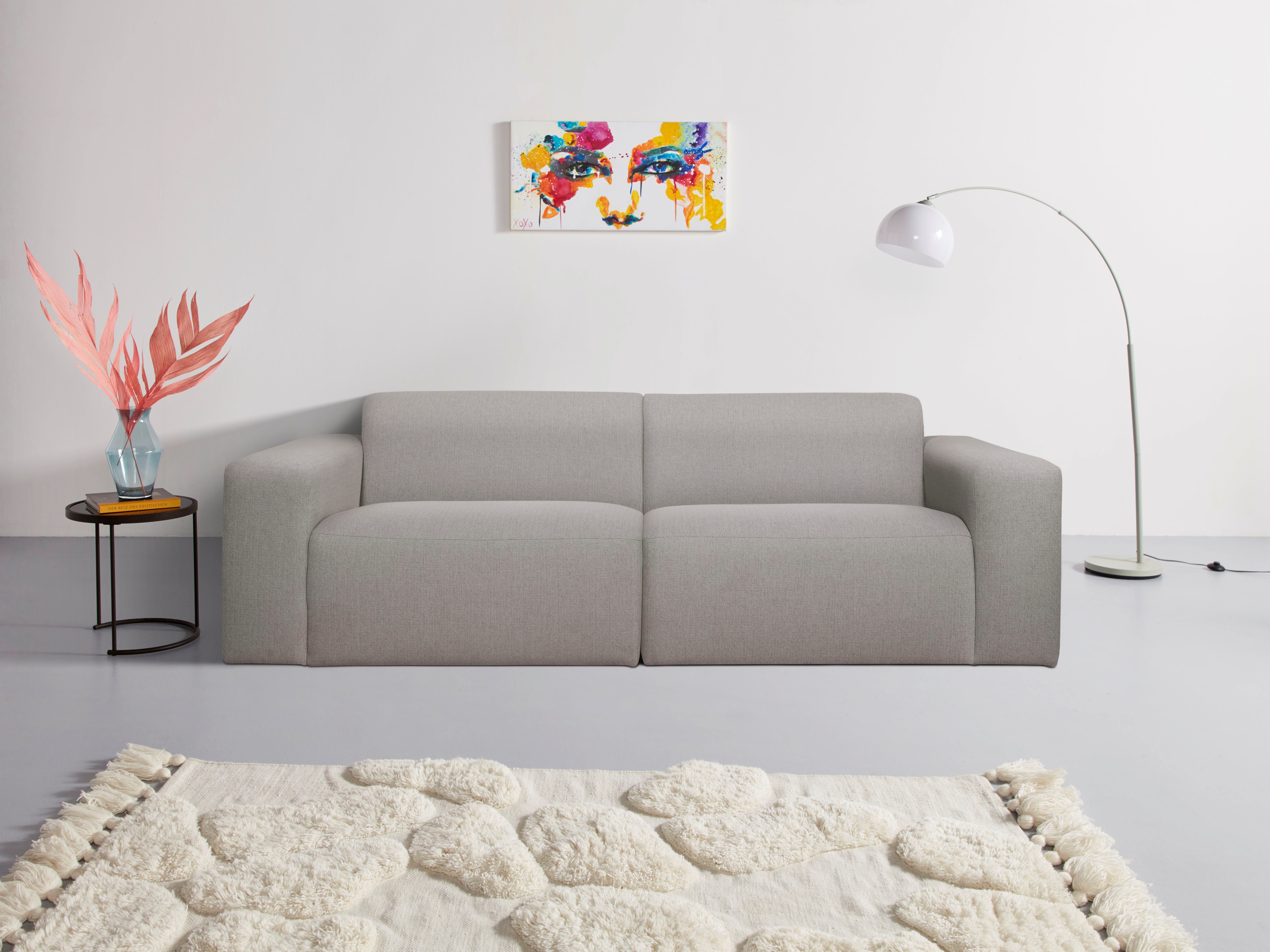INOSIGN 3-Sitzer "Koa, 228 cm, Modulsofa in Webstoff, Cord", Designsofa, we günstig online kaufen