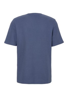 BOSS T-Shirt Waffle T-Shirt 10242355 01 mit Waffelmuster