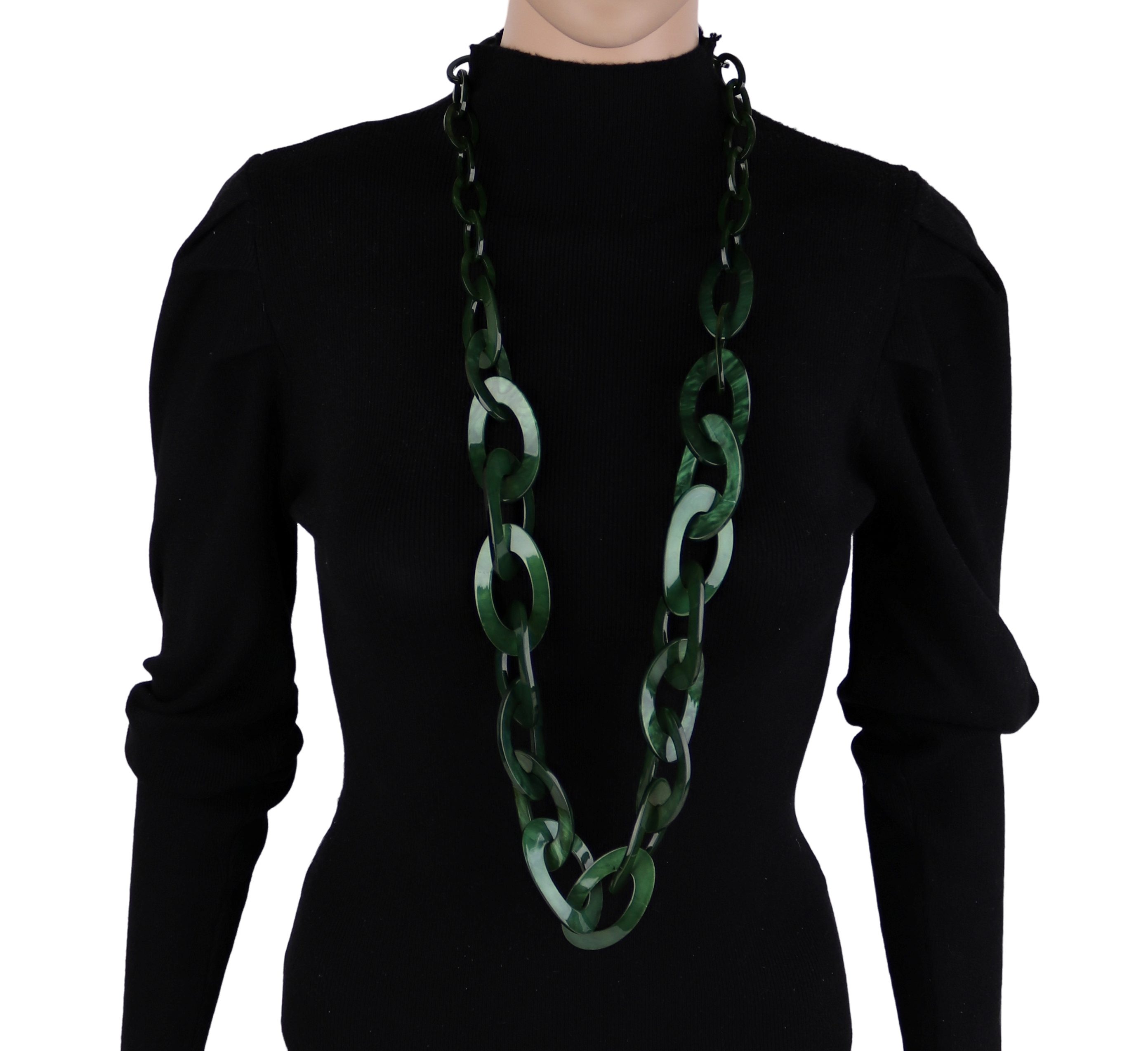 MIRROSI Lange Kette Damen Statement Halskette HARZ ca.95cm lang (perfekt fü günstig online kaufen