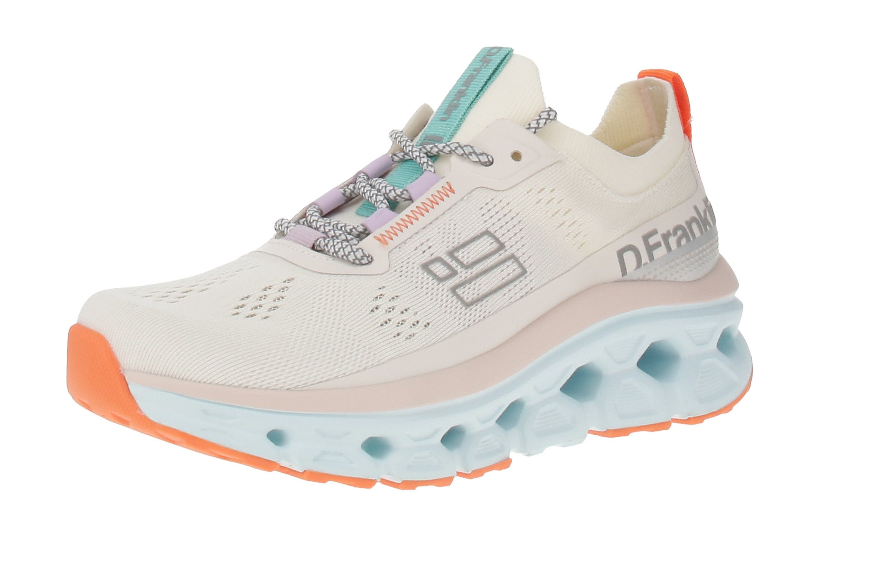 DFSH401001 Aero Mesh White-Orange Sneaker