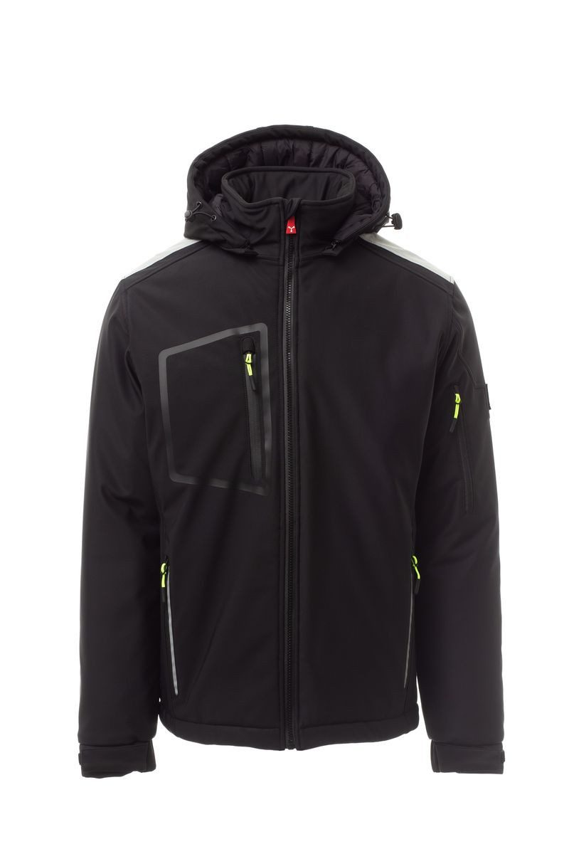 PAYPER Softshelljacke PAYPER Herren Softshell Jacke mit Kapuze STREAM PAD a günstig online kaufen
