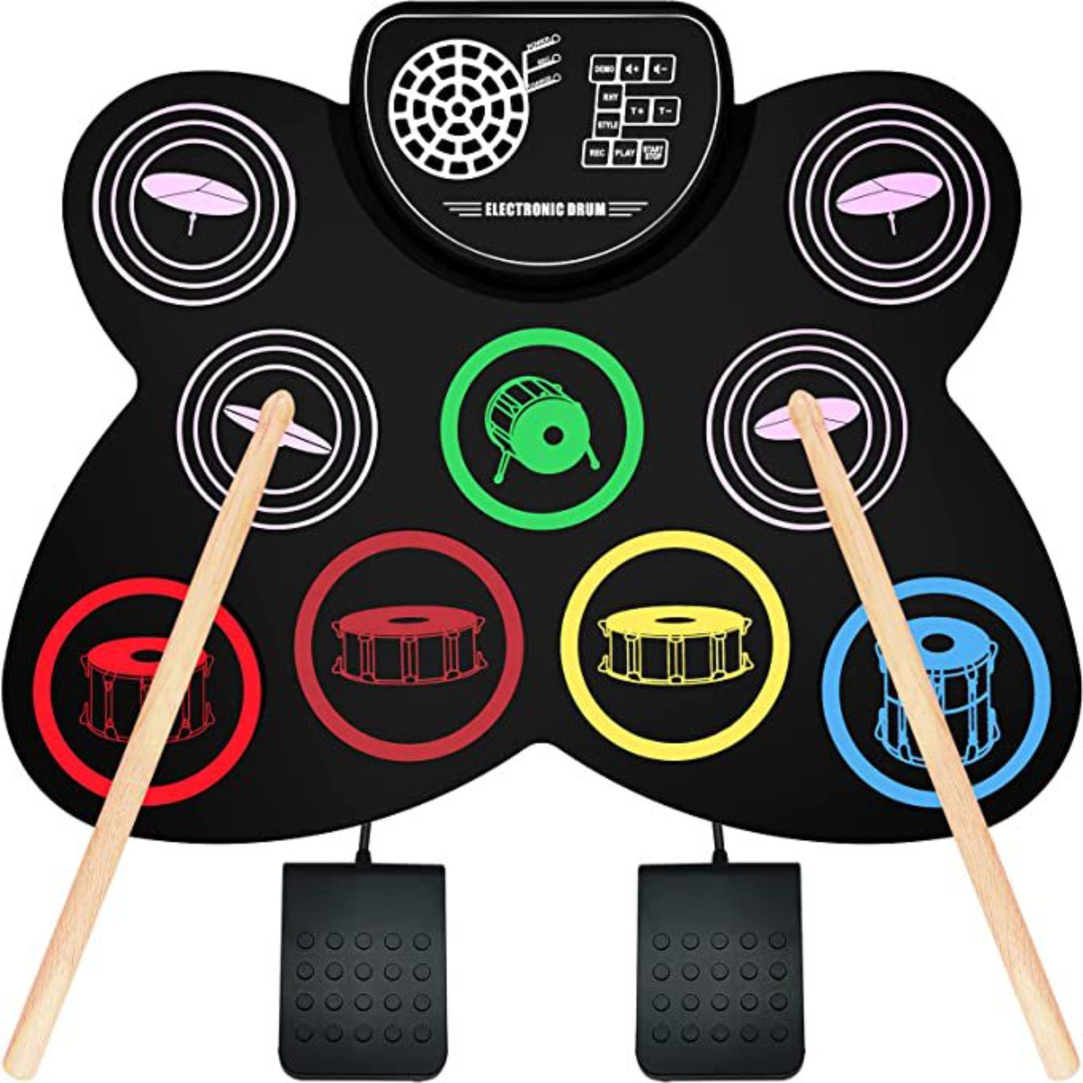 E-Drum Digital Drums, Elektronisches Schlagzeug, Elektronisches Drumset