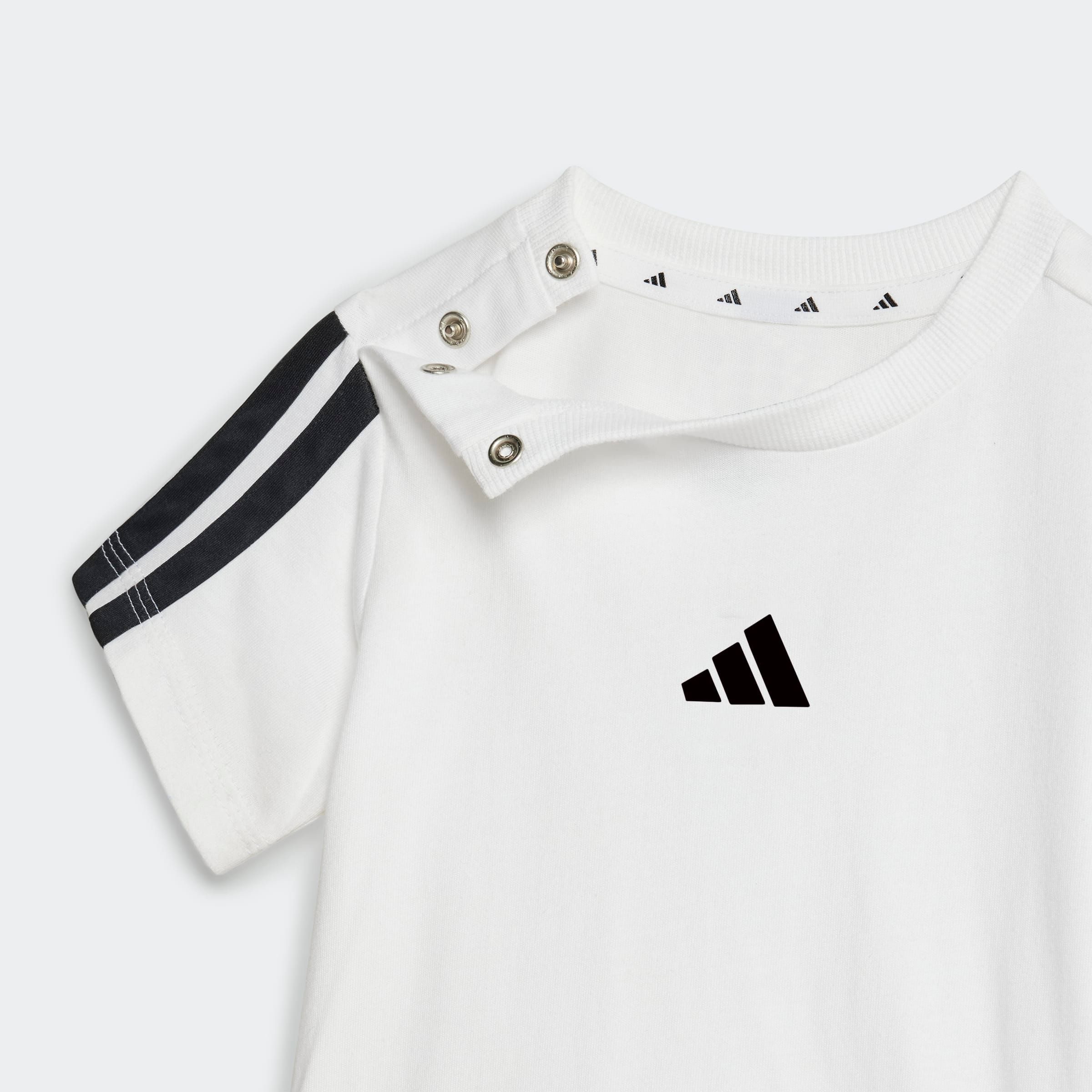 adidas Sportswear Trainingsanzug ESSENTIALS KIDS -SET (2-tlg), für Babys, zweiteiliges Set, aus Baumwolle