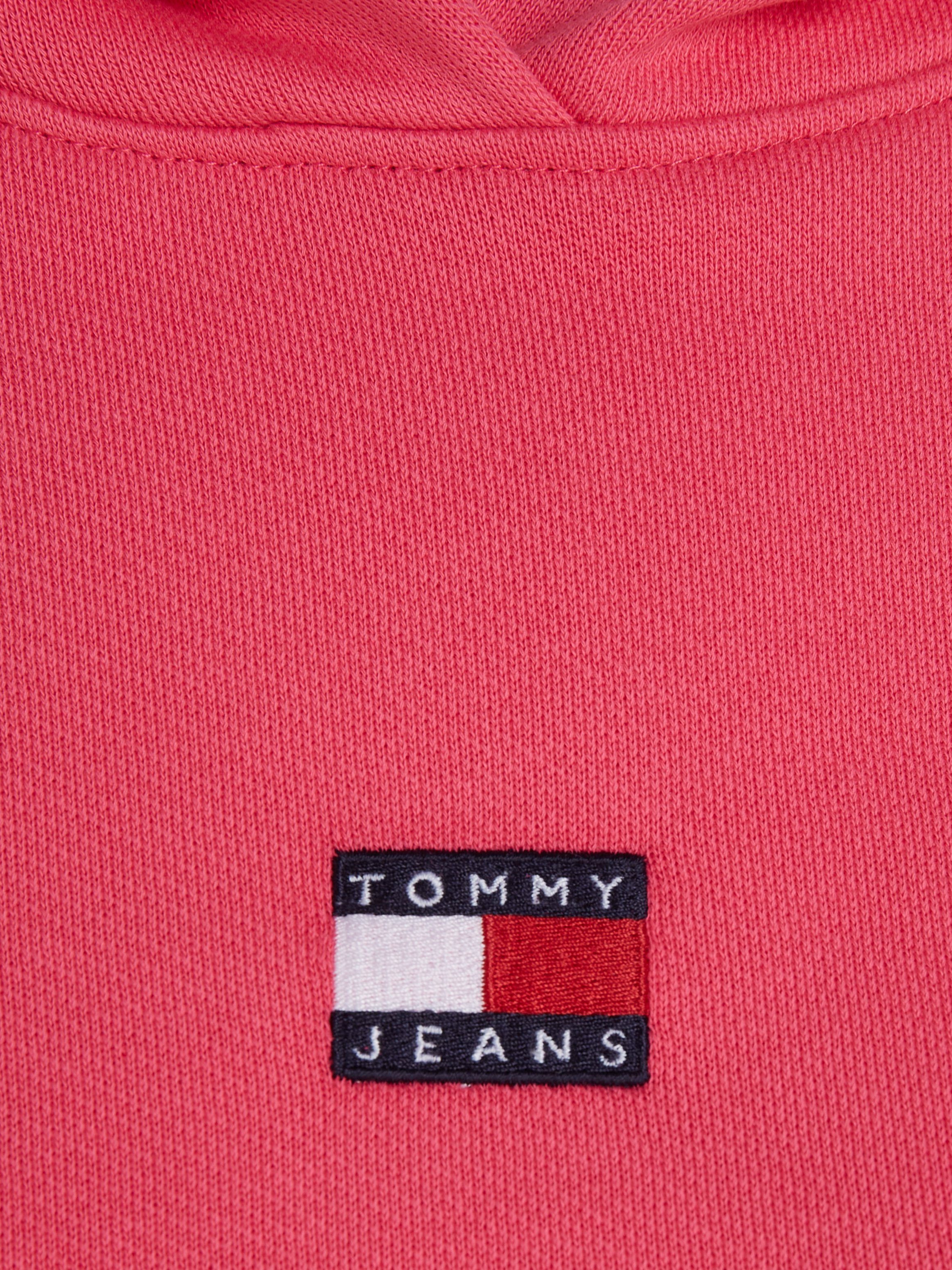 mit Jeans Pink Alert, Kängurutasche Kapuzensweatshirt Tommy