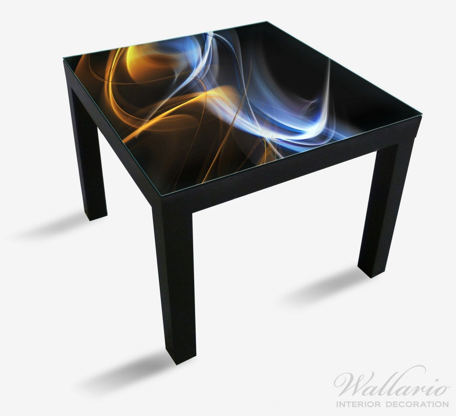Wallario Tischplatte Abstraktes Design (1 Ikea Tisch geeignet Lack St), für
